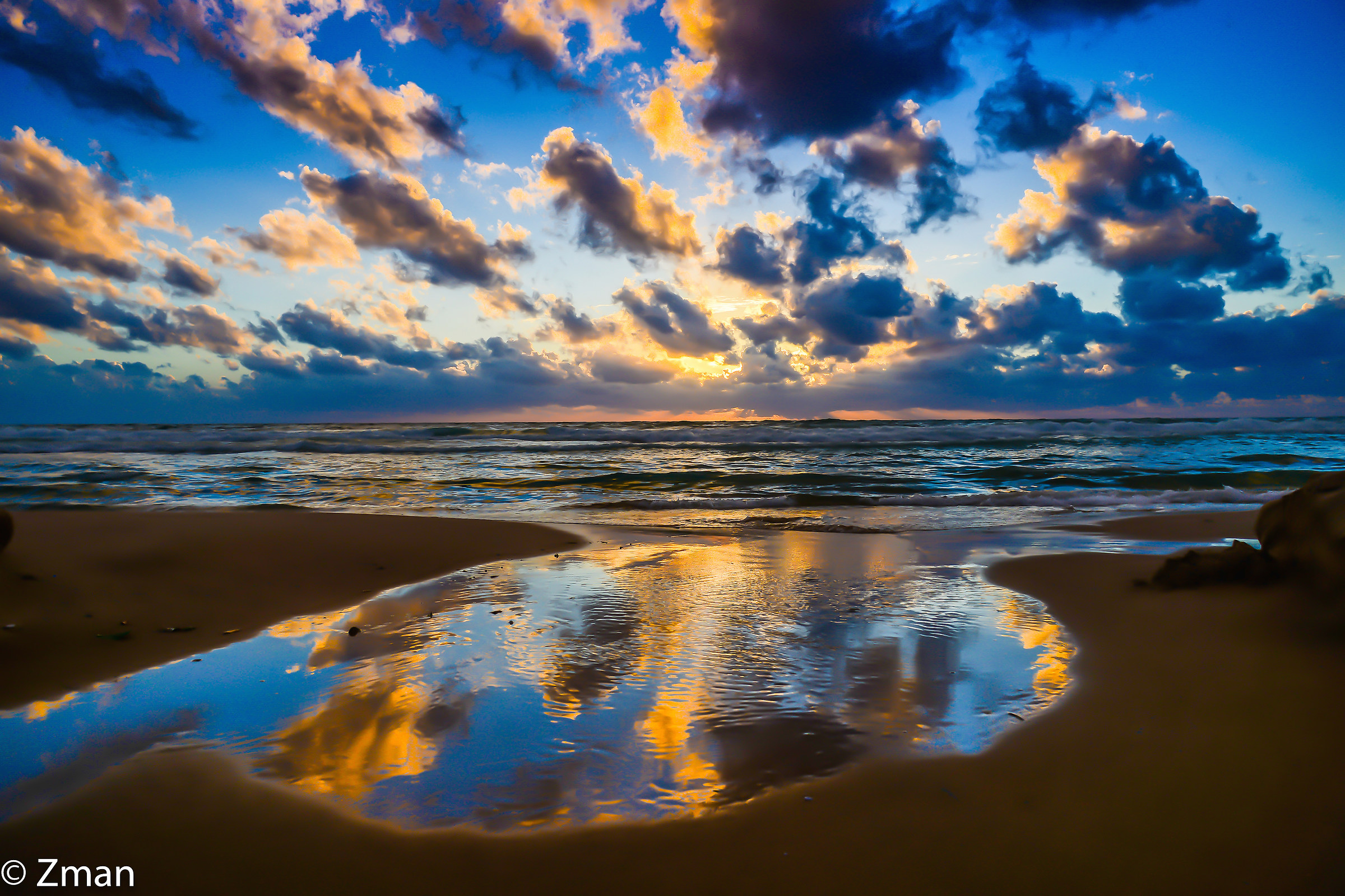Tramonto a White Sands Beach