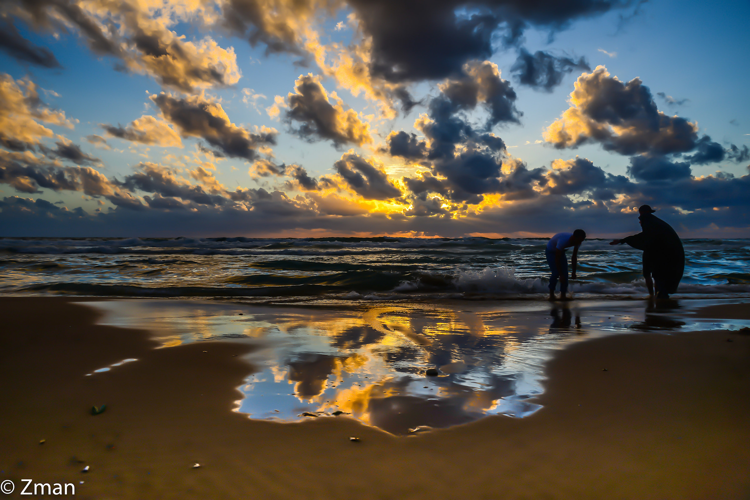 Tramonto a White Sands Beach