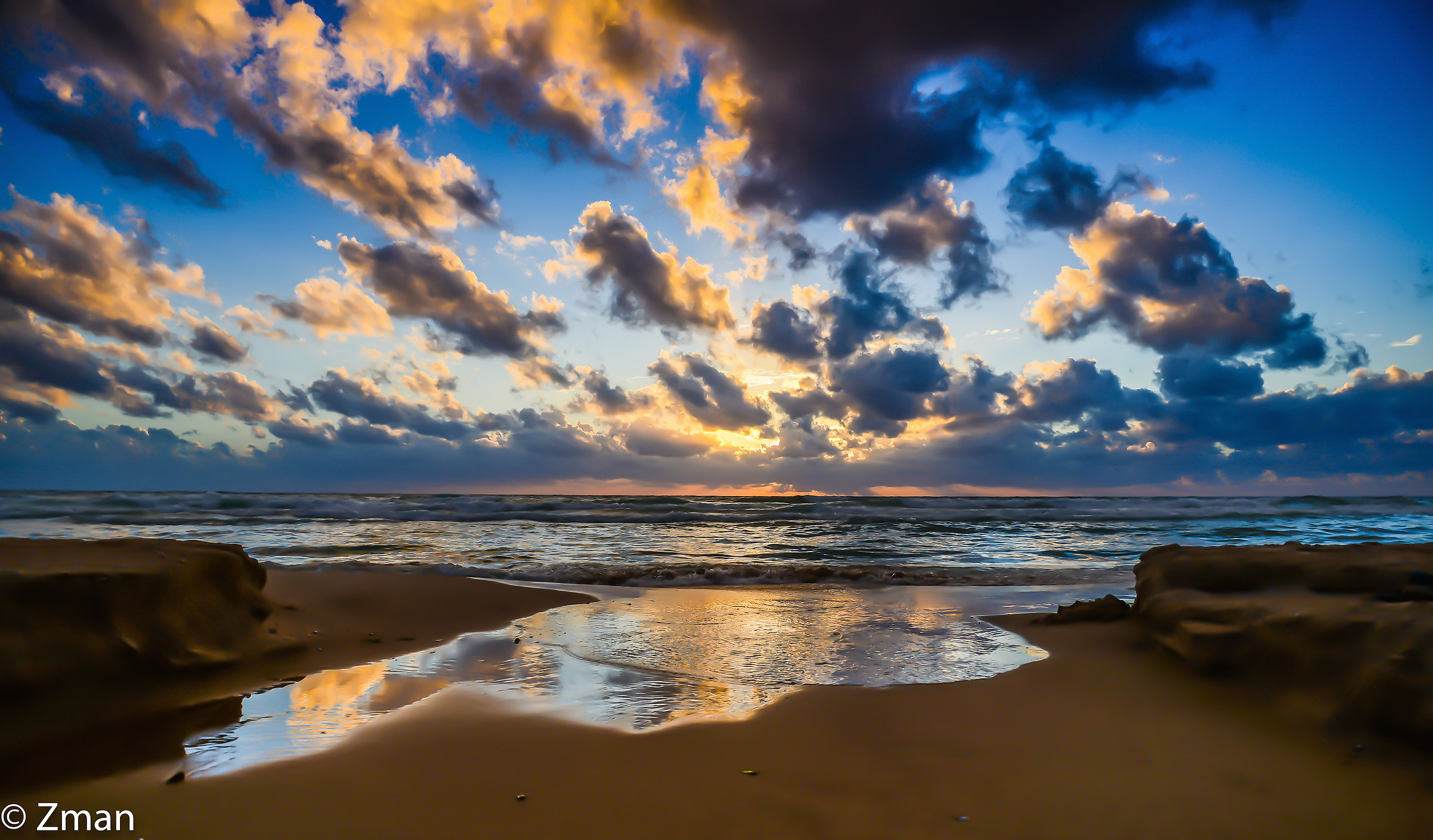 Tramonto a White Sands Beach