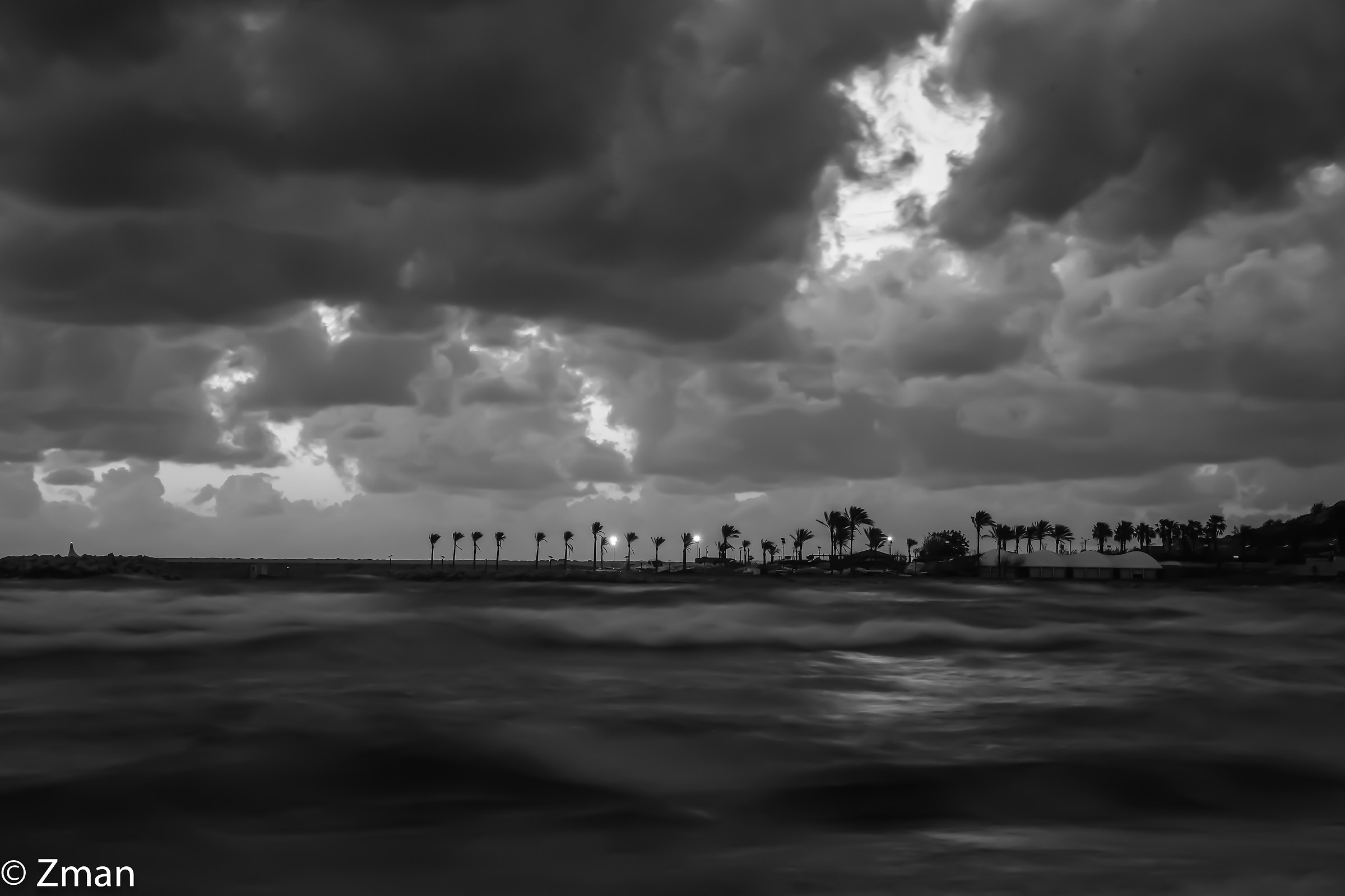 Tramonto a White Sands Beach
