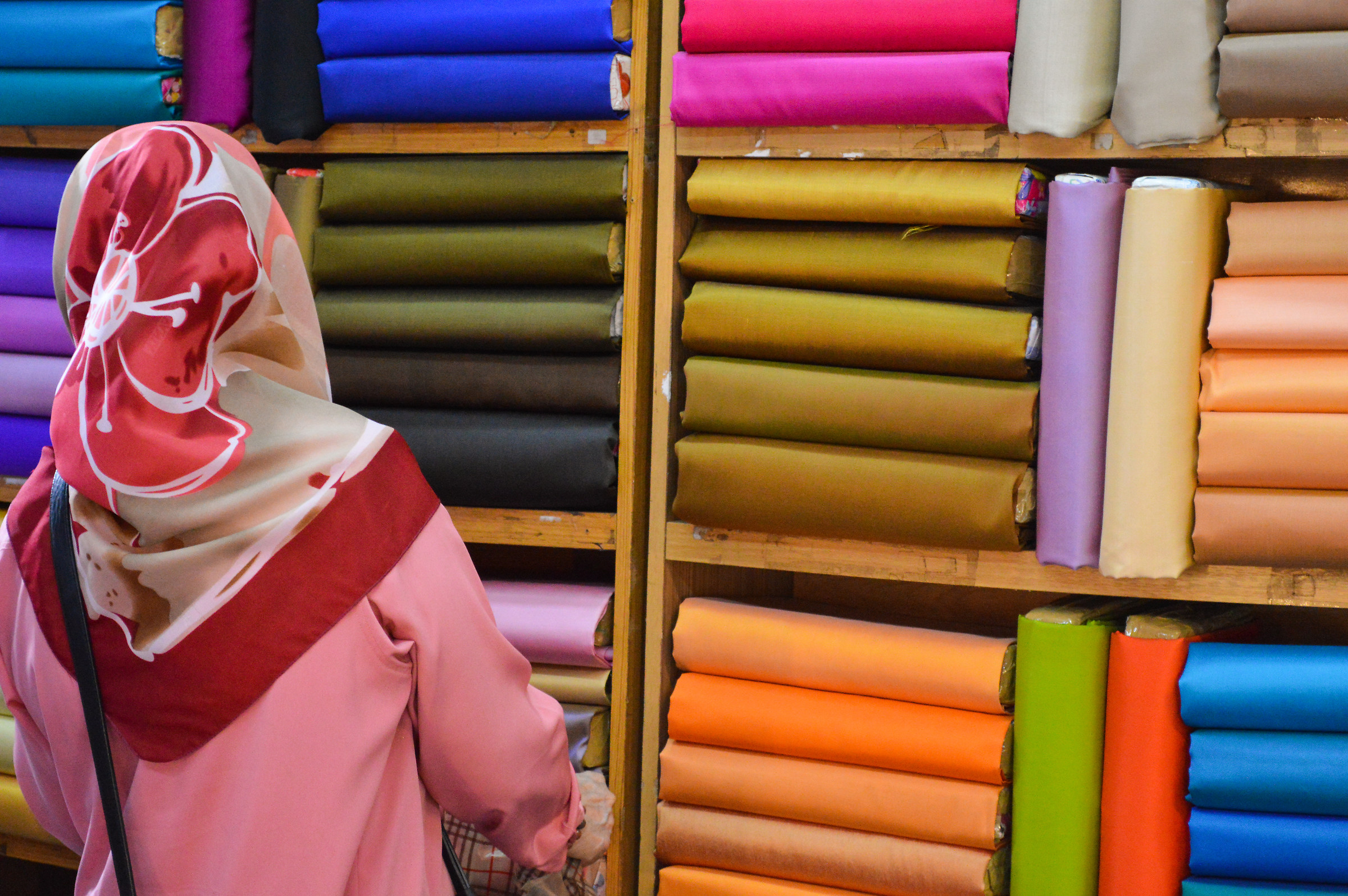 .. Colors of life and fabrics