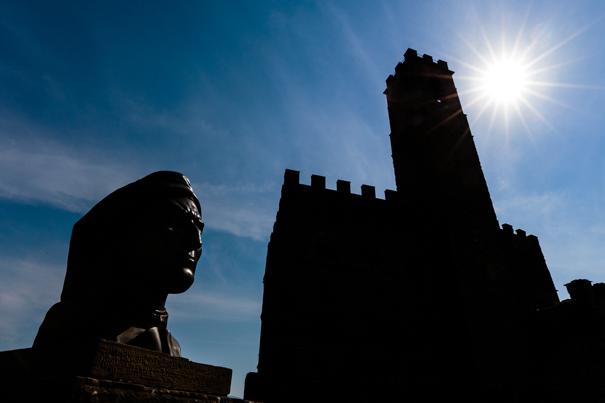 Dante e castello di Poppi