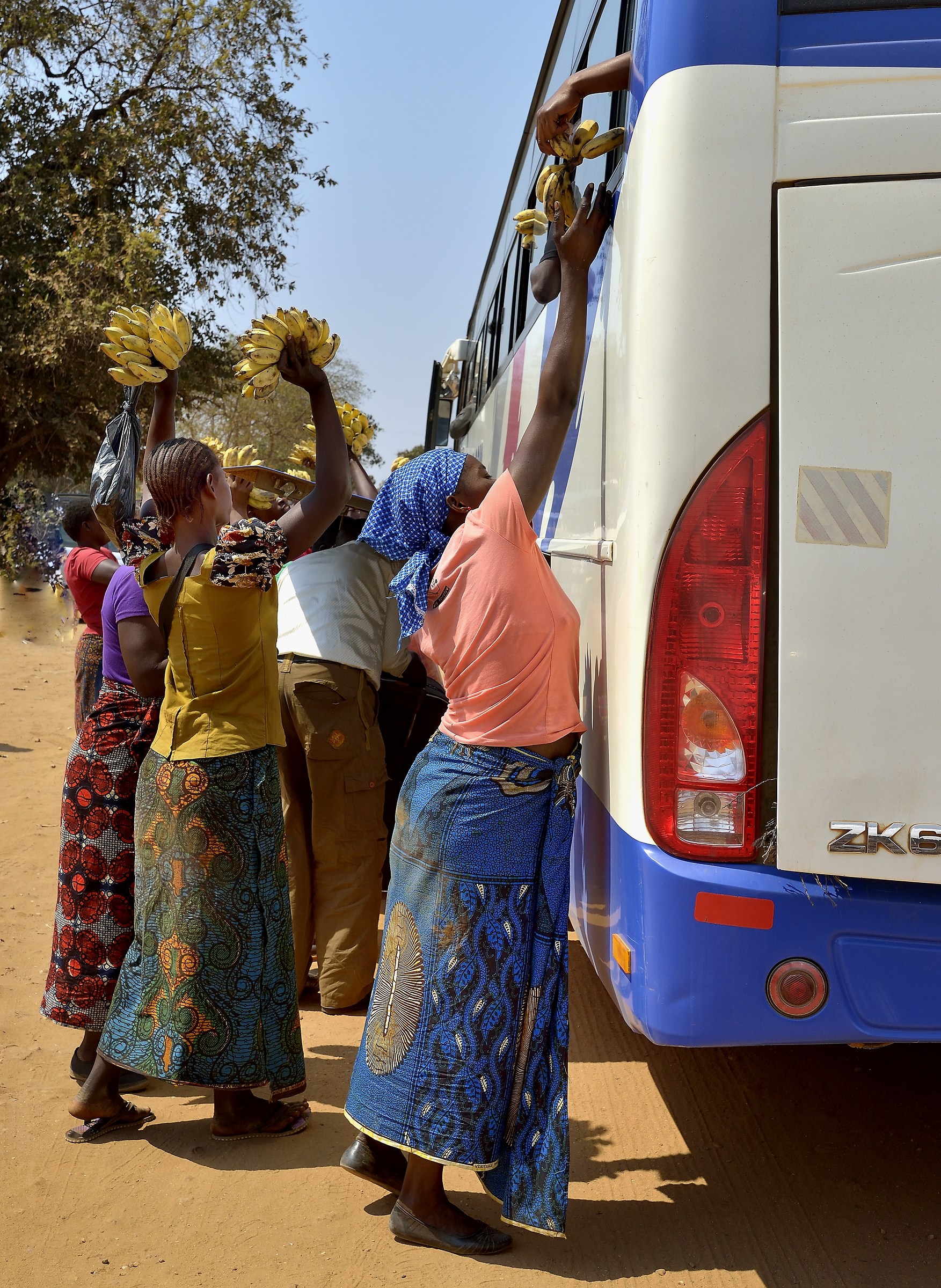 Zambia 2015 - Vendere banane