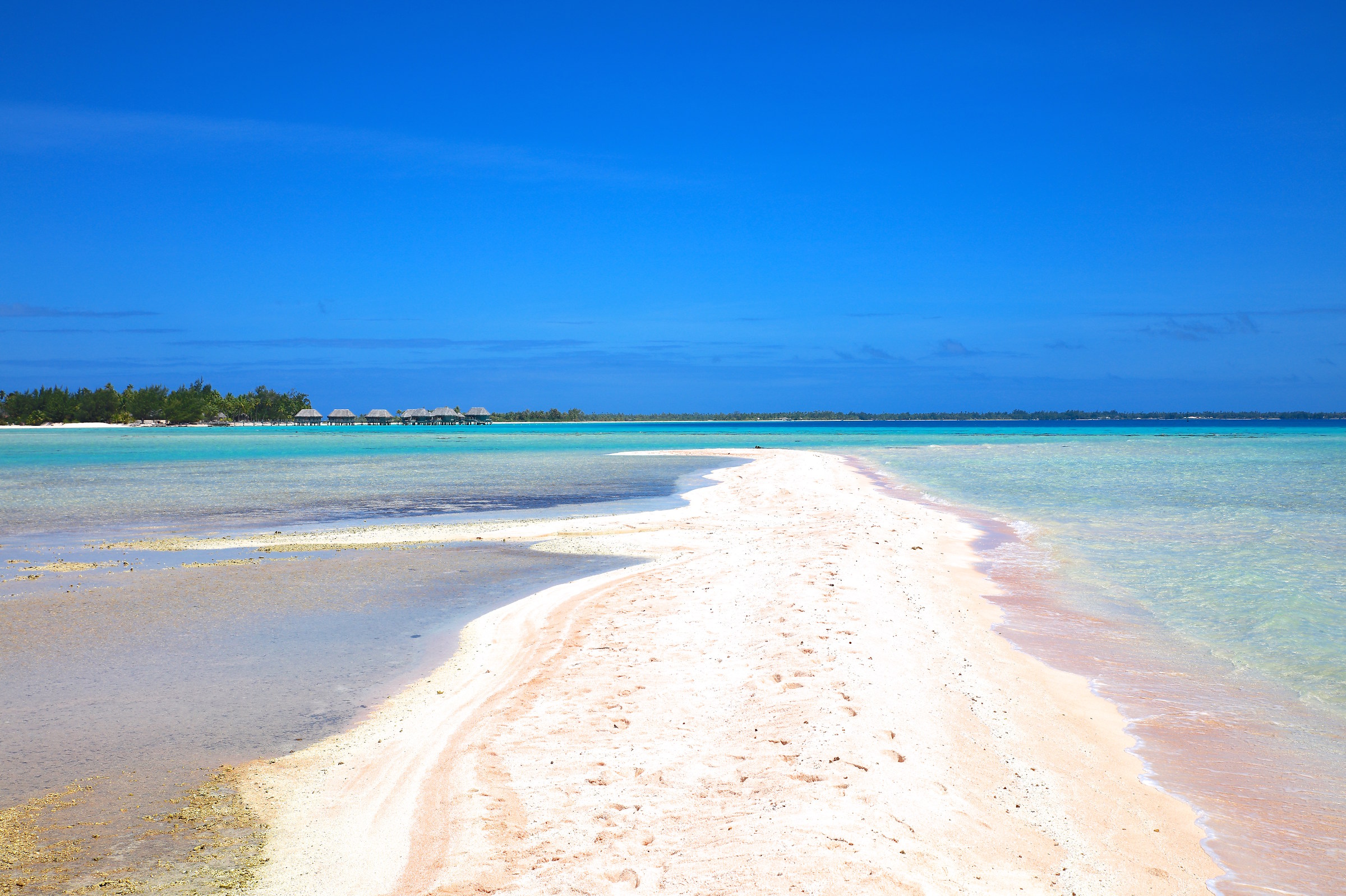 Sandbanks in the lagoon