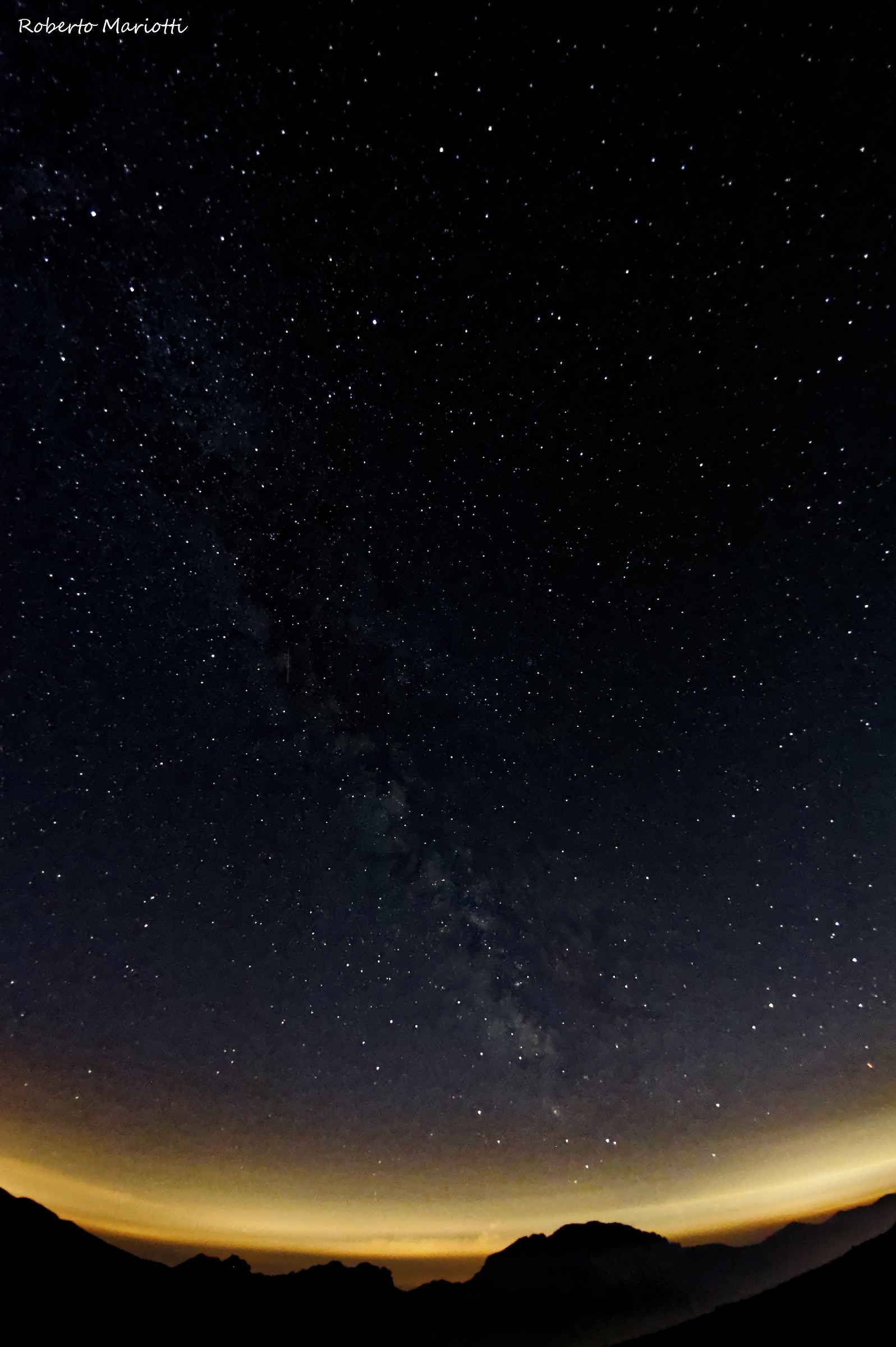 Via lattea sulla Val Trompia