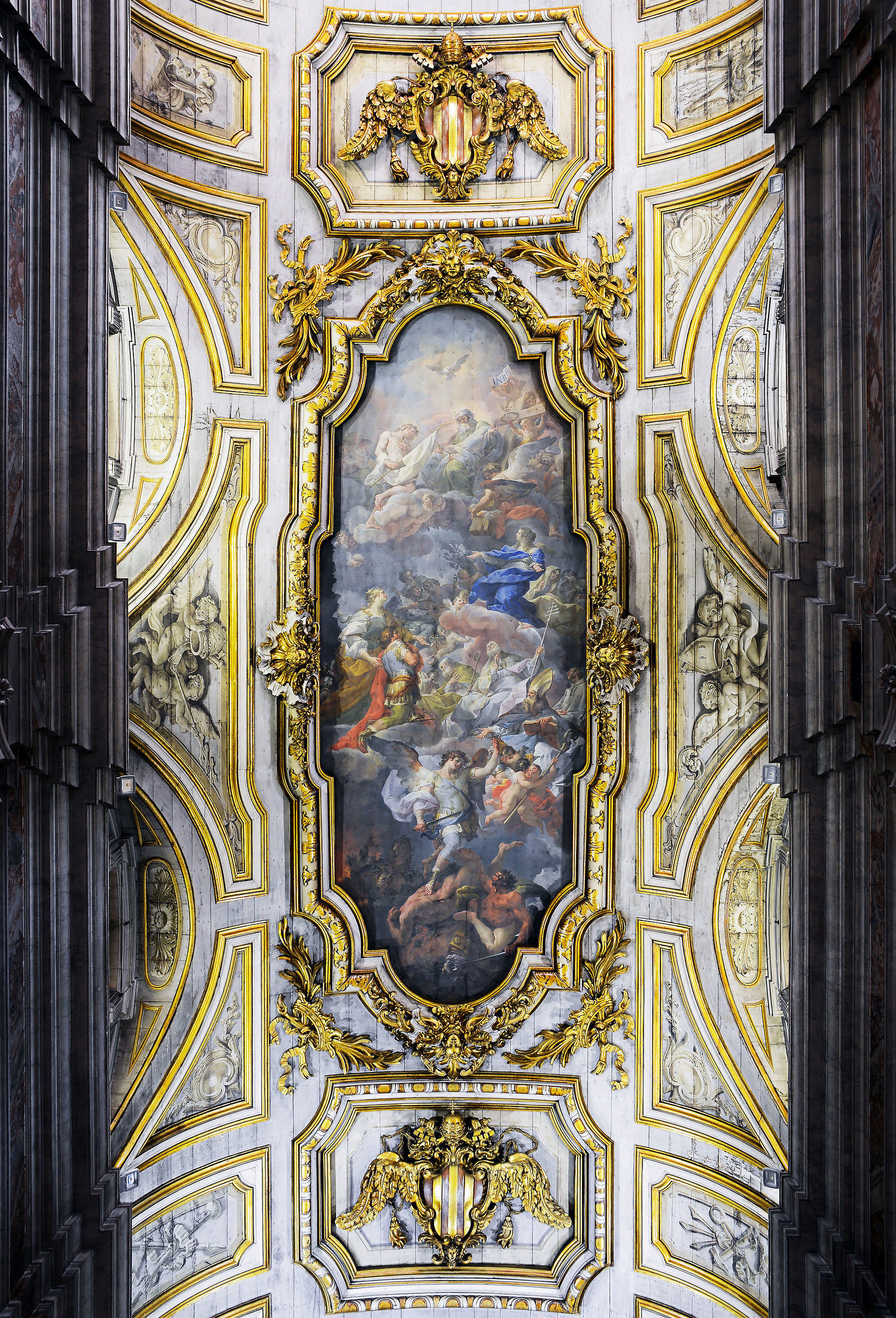 Afferesco della volta di Santa Maria in Gerusalemme