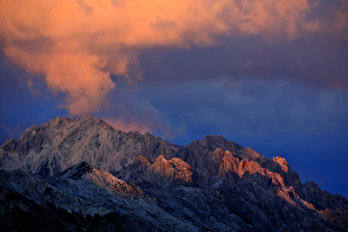 Tramonto sul Monte Camicia