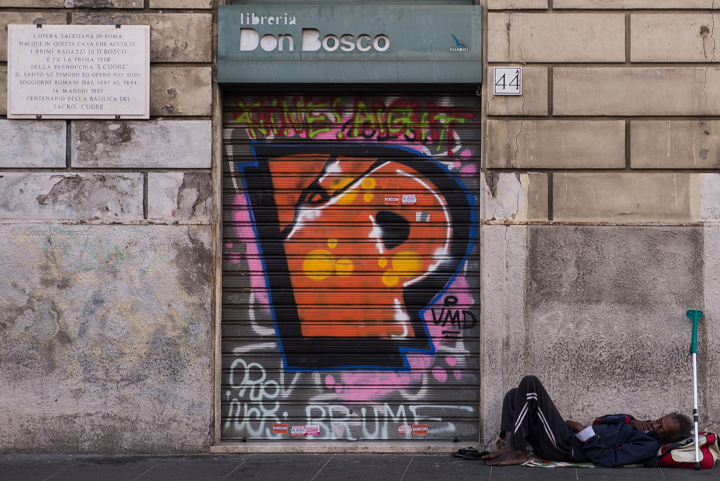 Rome the degradation of a town