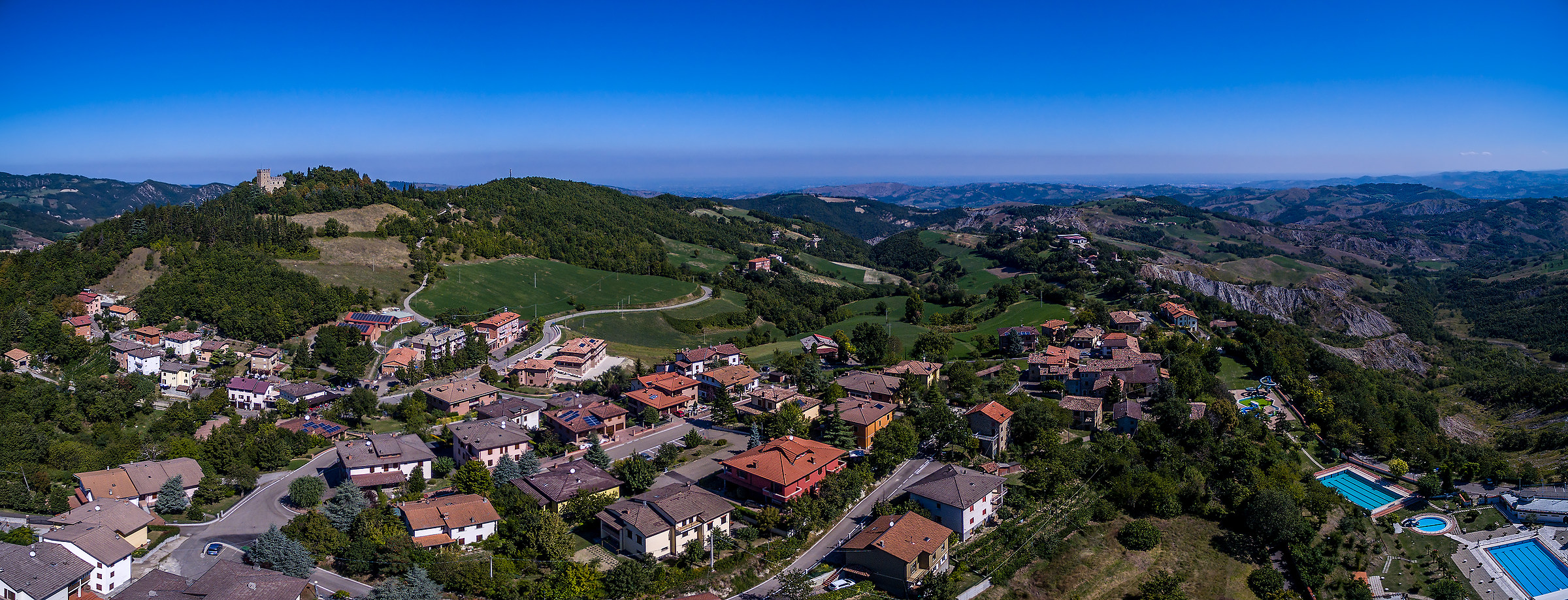 Aerial overview of my country