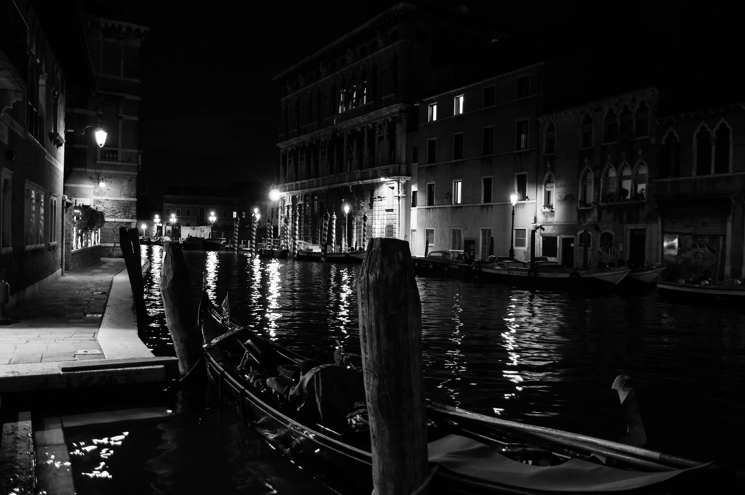 Venice at night
