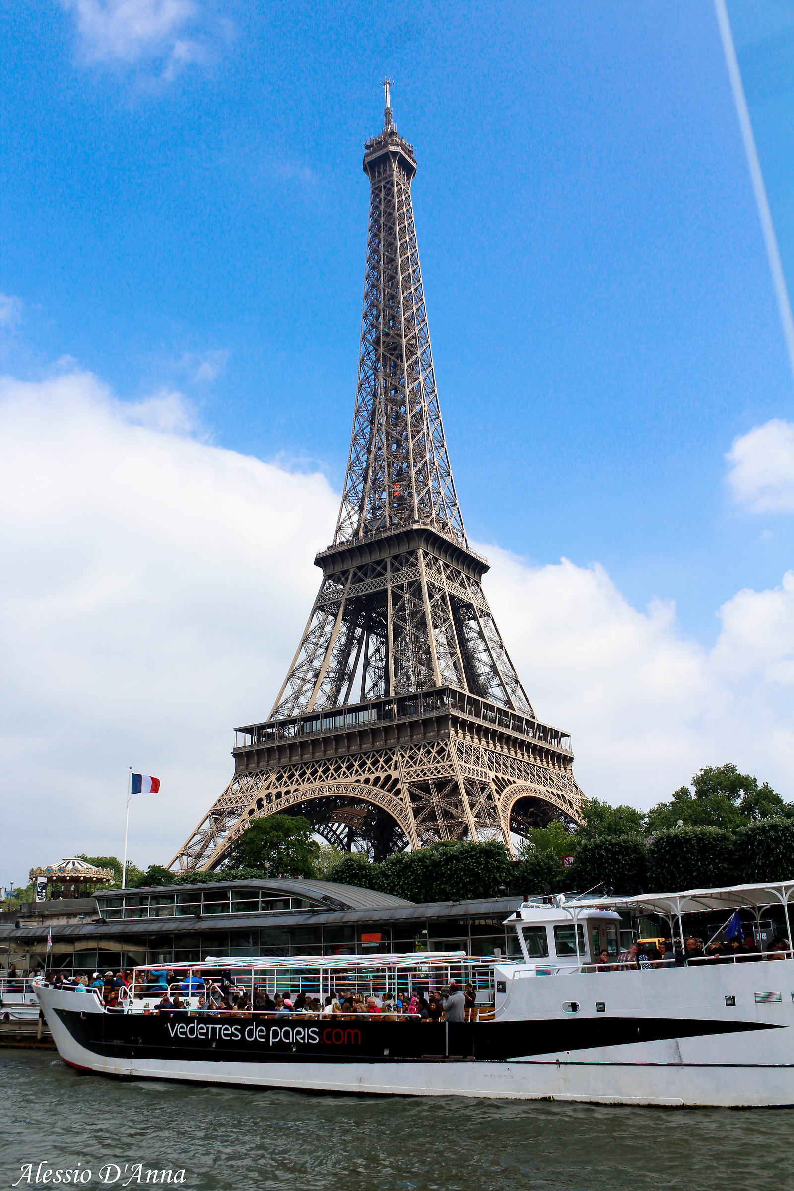 Tour Eiffel da bateaux mouches
