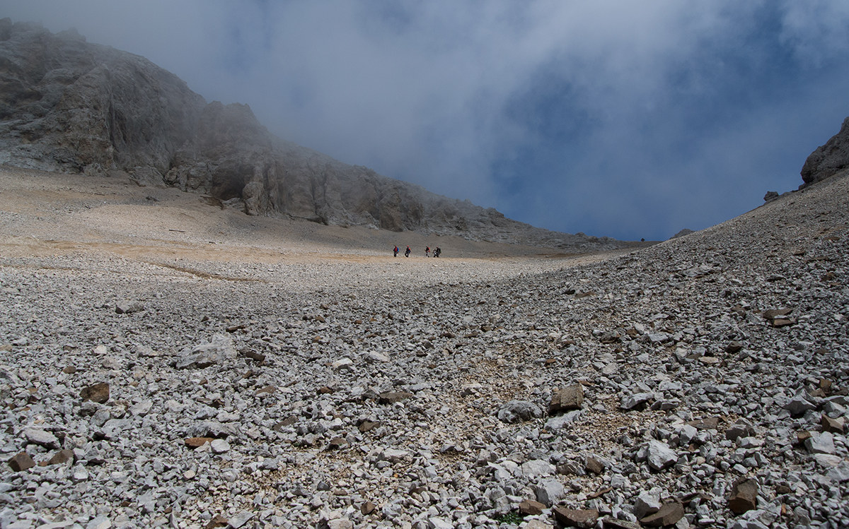 verso passo Cirelle Dolomiti