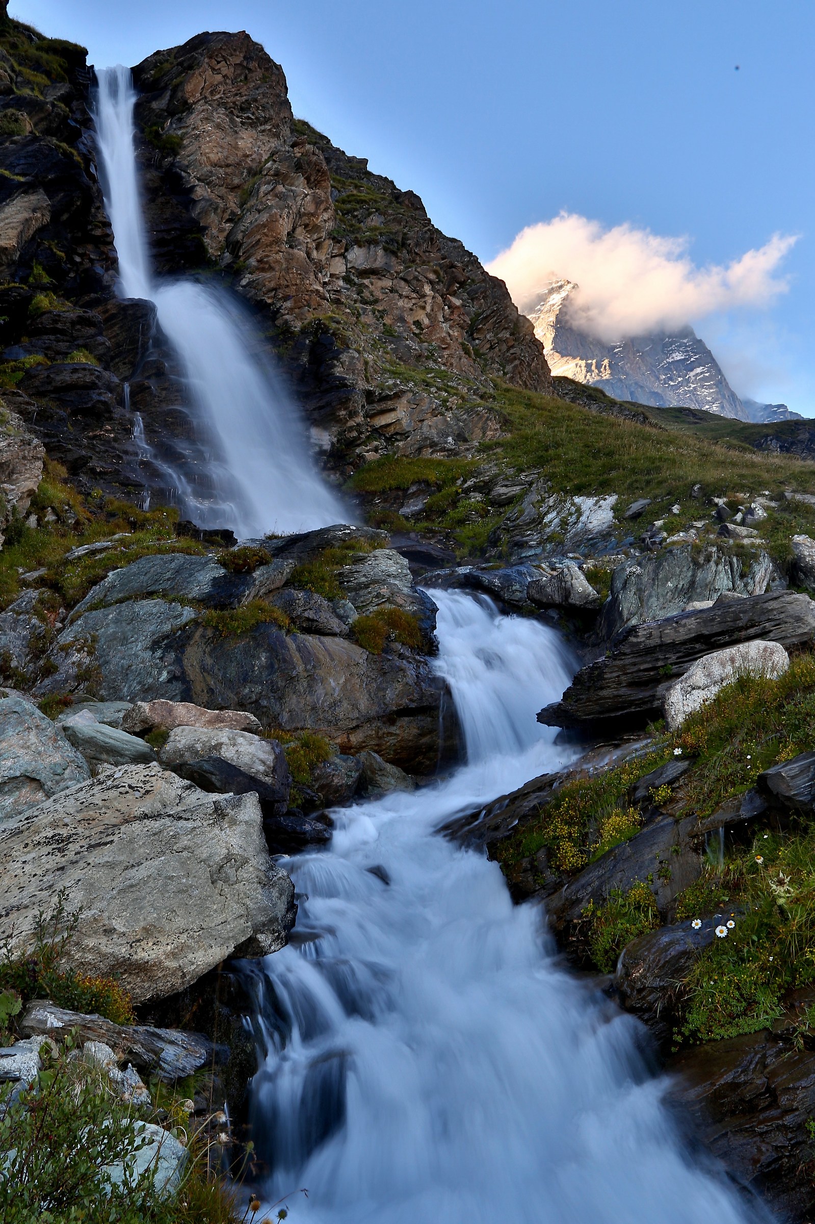 the waterfall of the Matterhorn 2