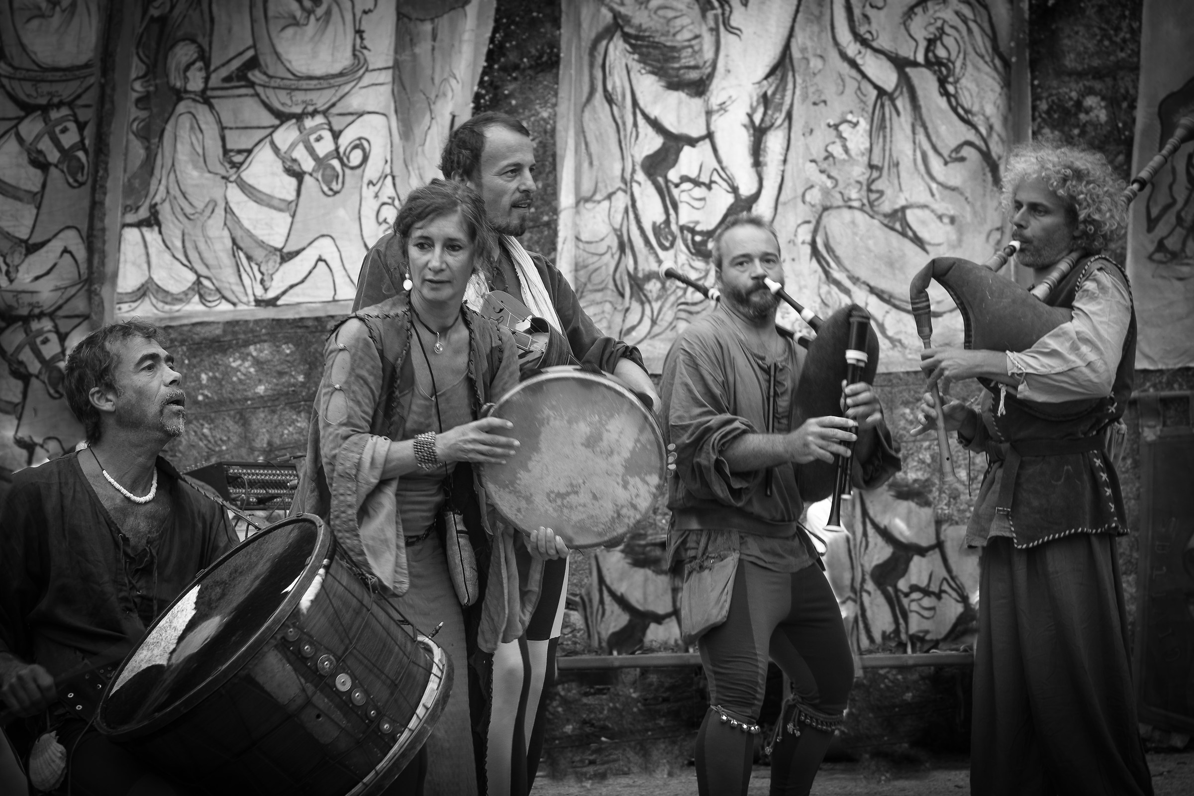 The band..............