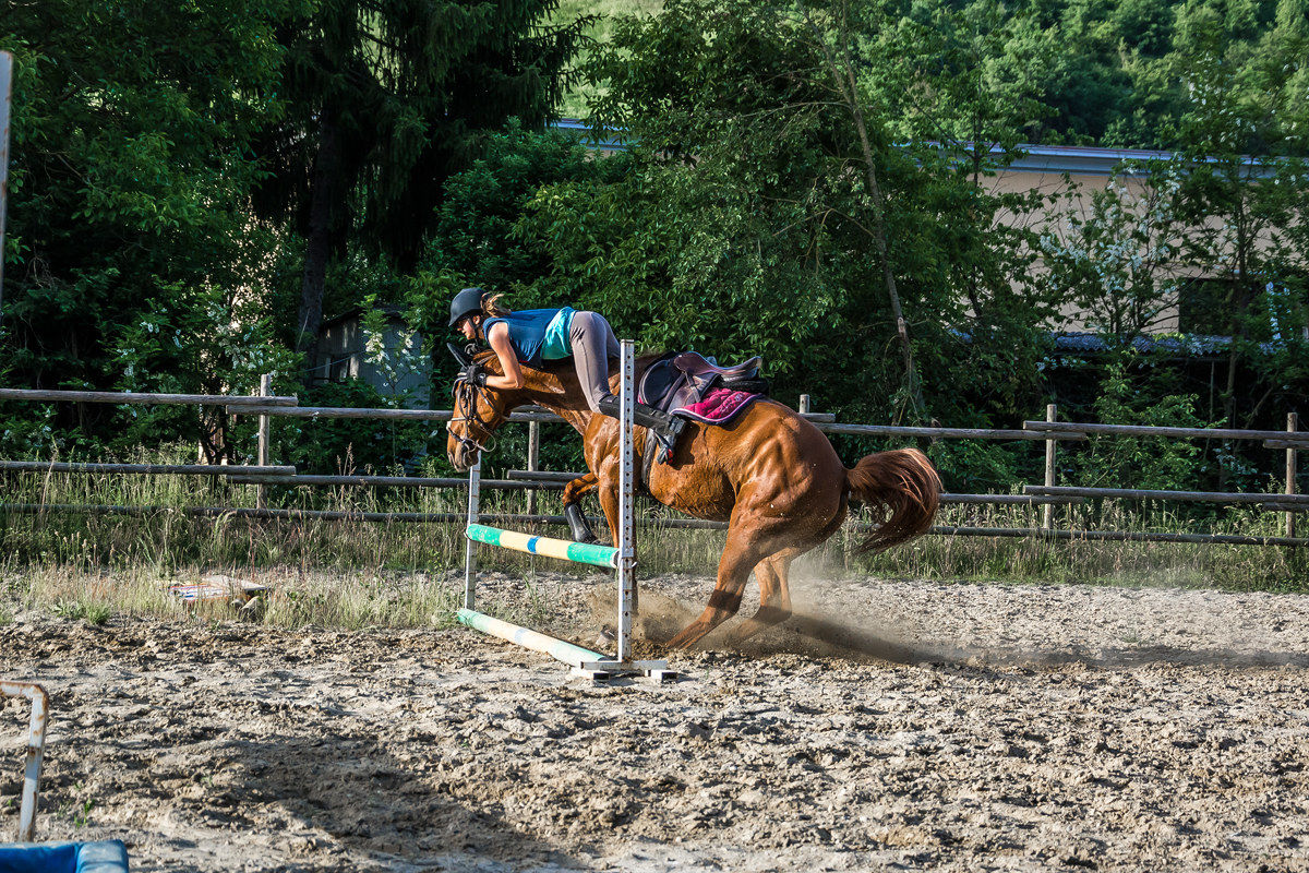 try to stay in the saddle