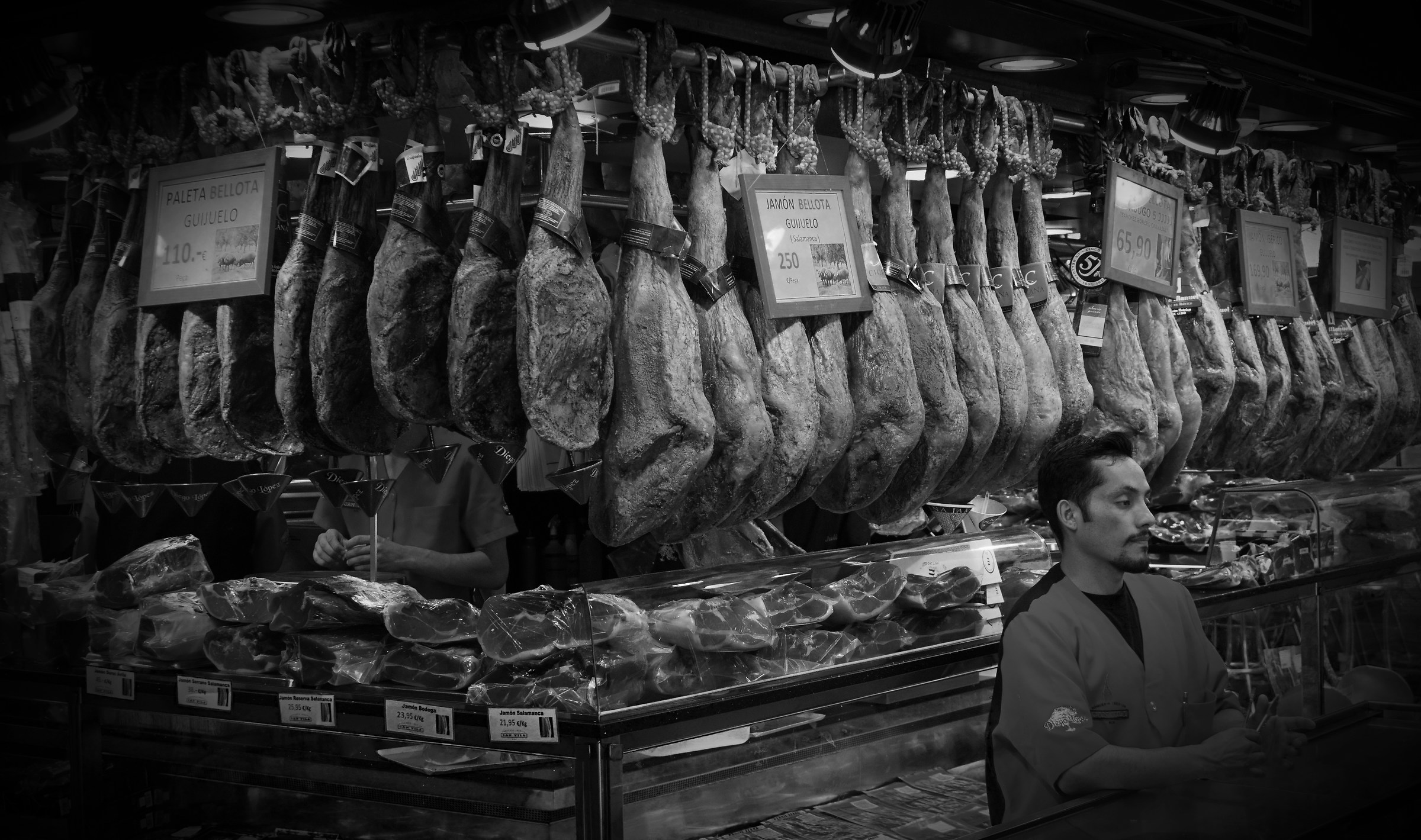 Jamon iberico de La Boqueria - Made in Barcelona