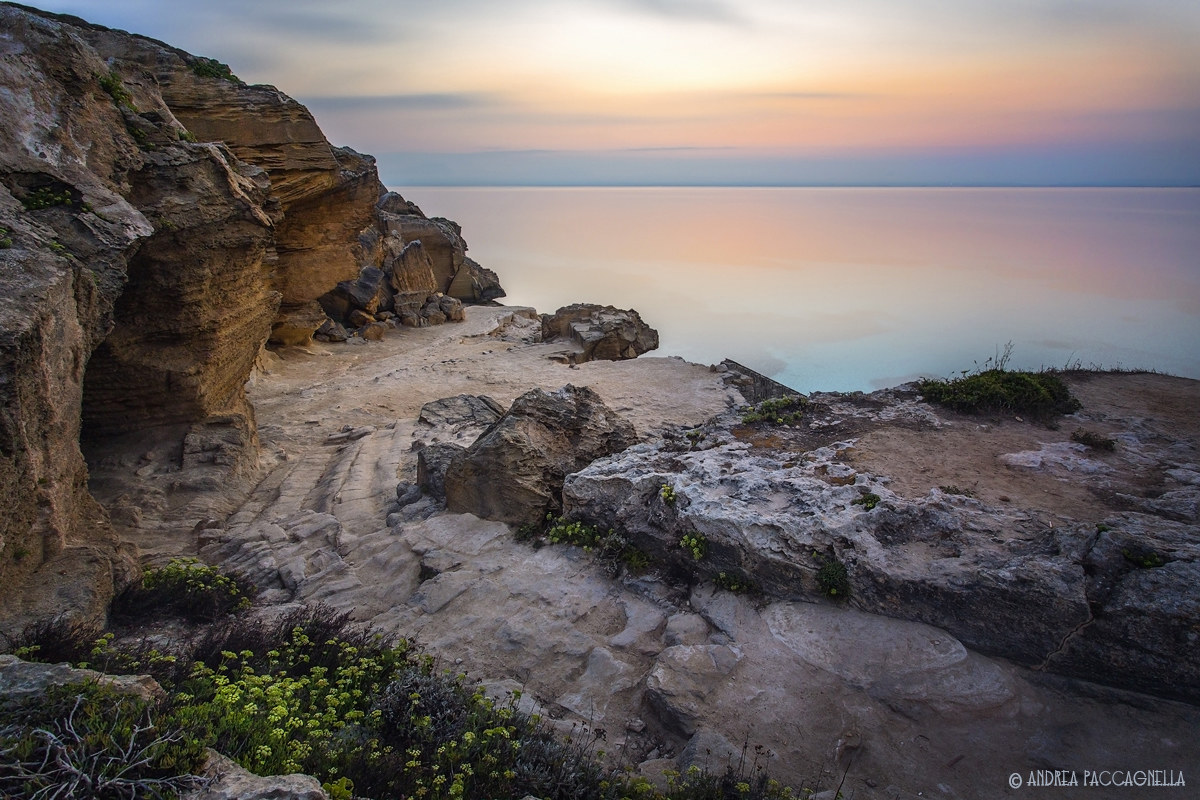 Sunrise at the Bue Marino (Favignana)