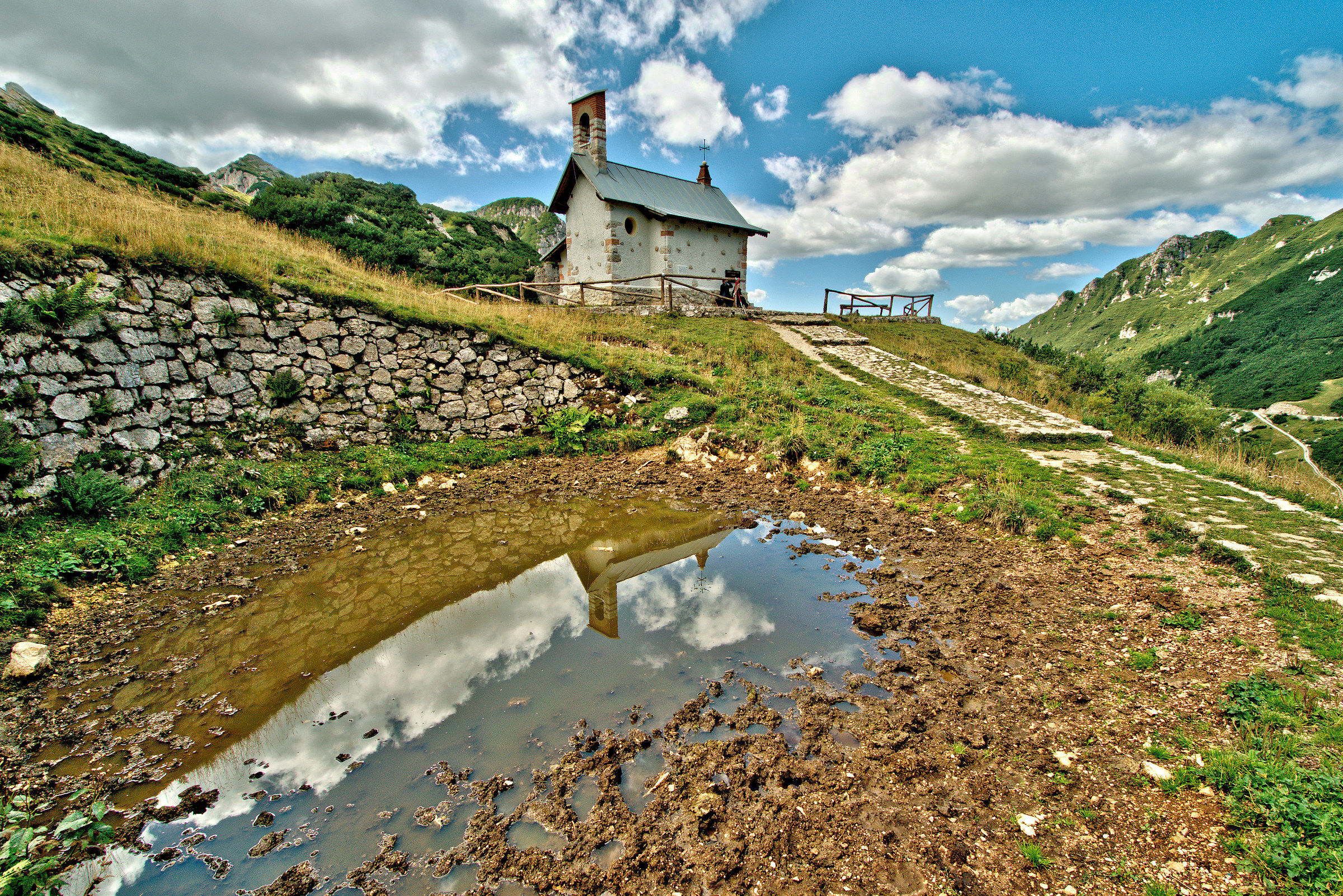 small mountain church