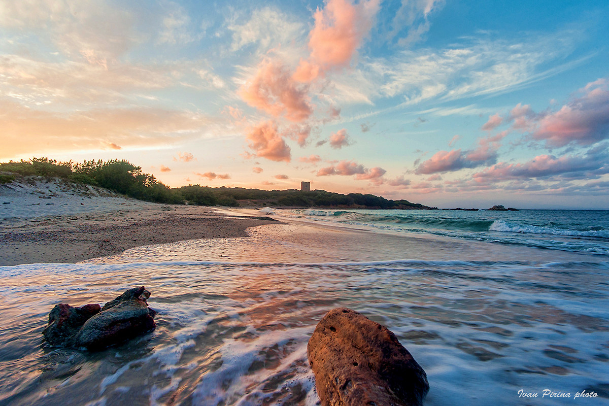 Sunset on the Aragonese tower