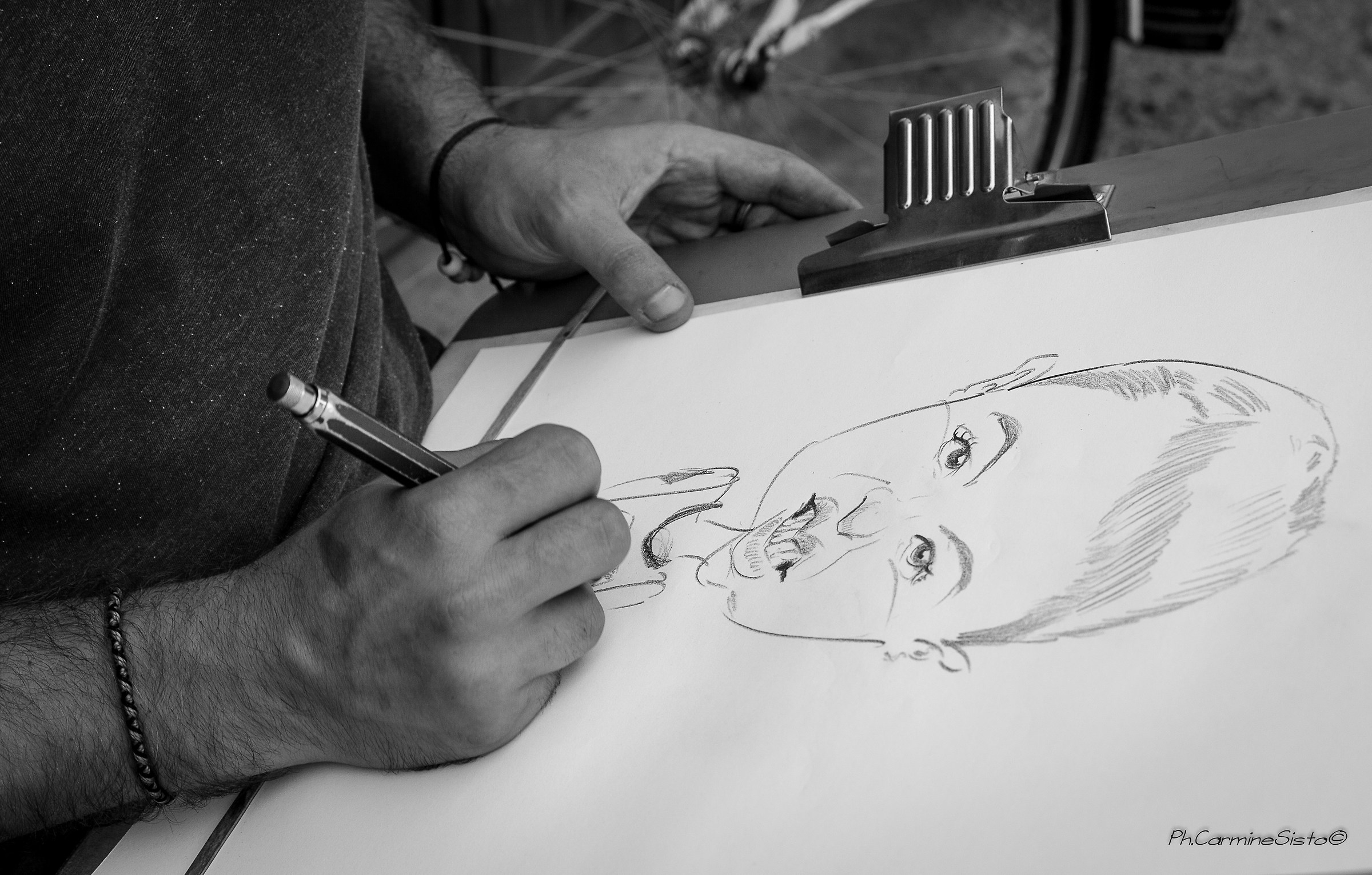 Caricatura di mio figlio