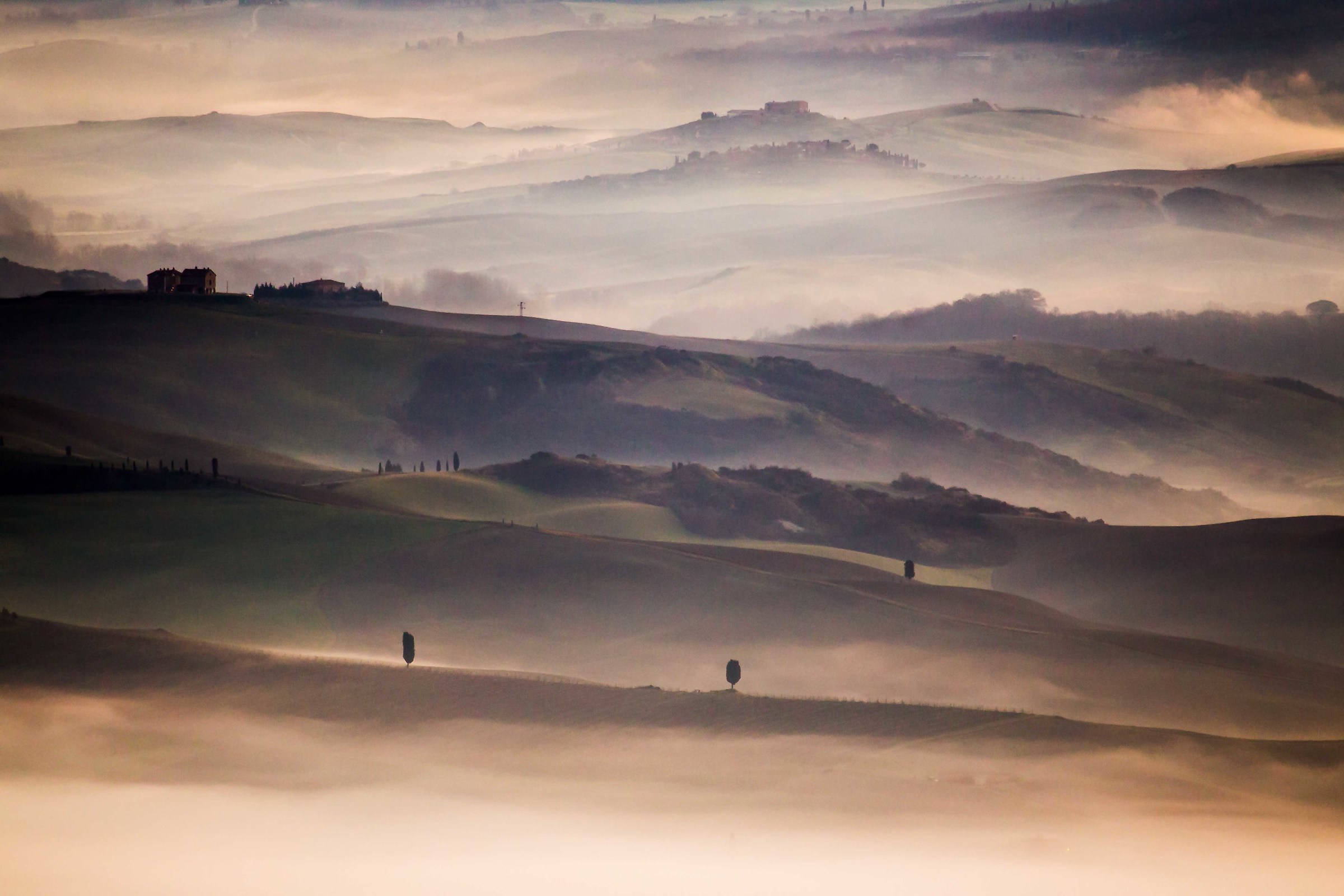 veduta da montalcino