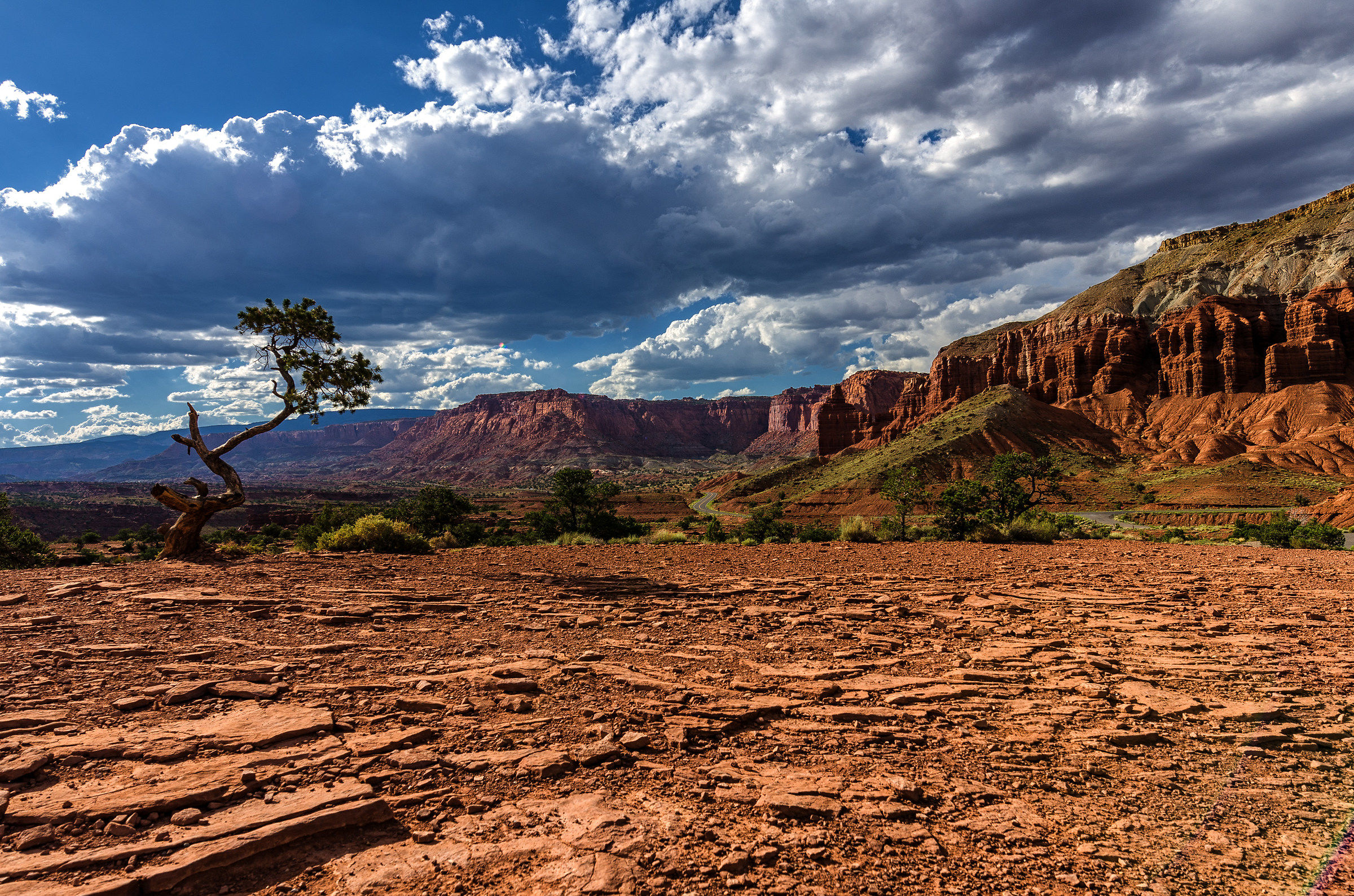 Wide angle on Capitol Reef