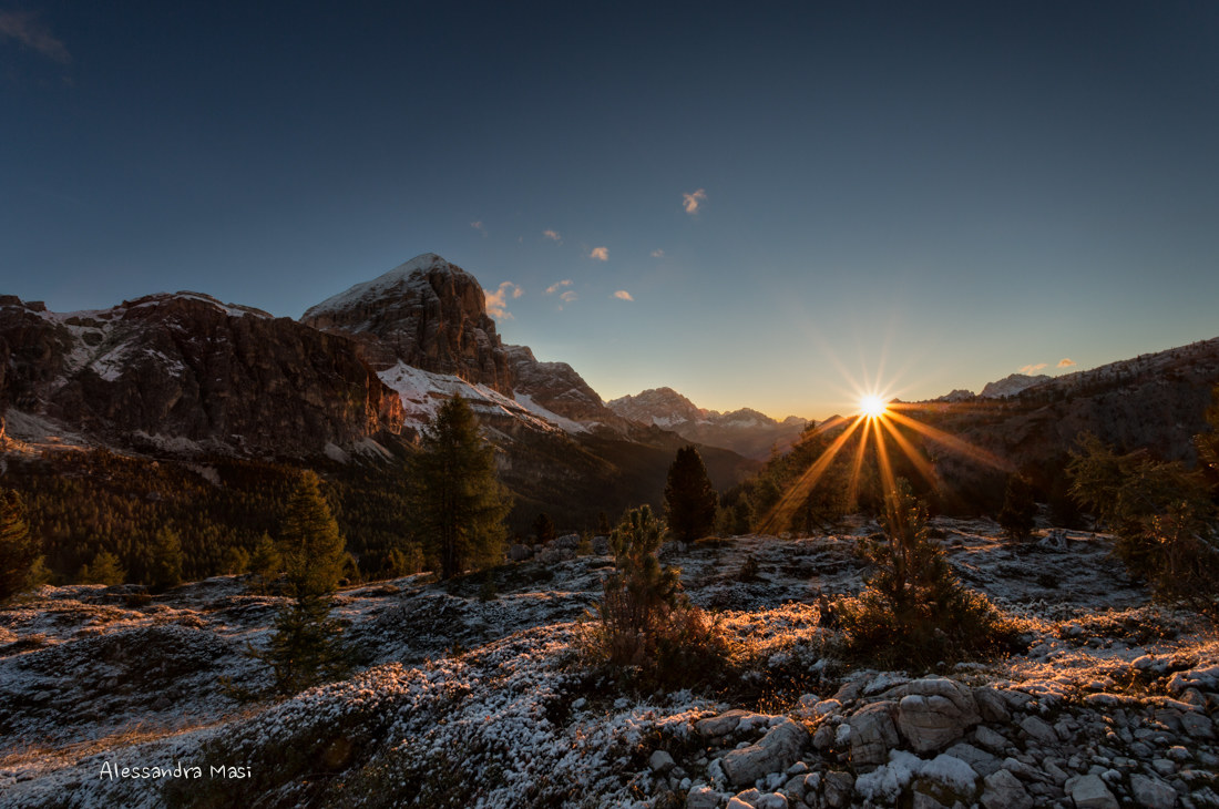 Sunrise at Falzarego