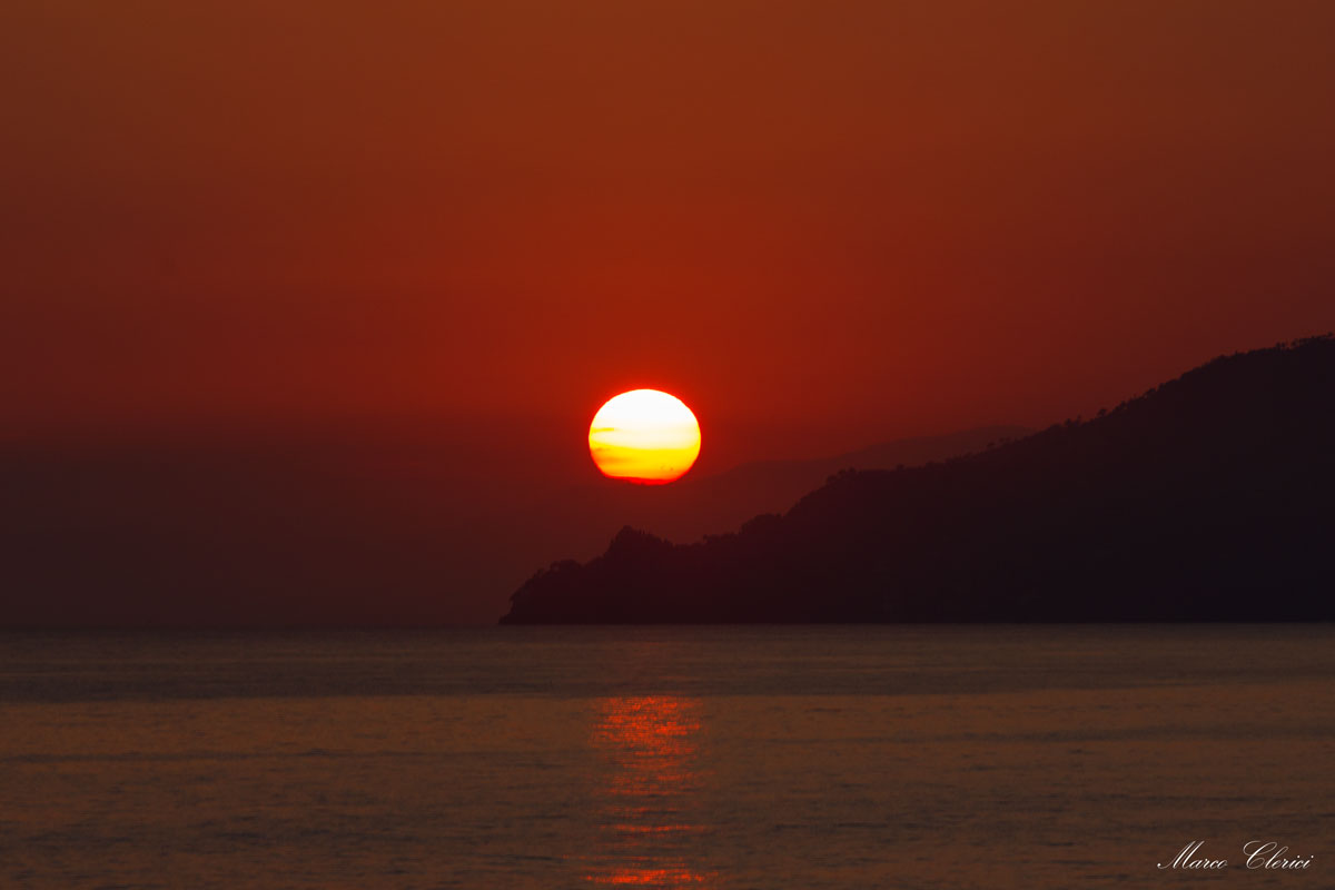 Tramonto Rosso Ligure