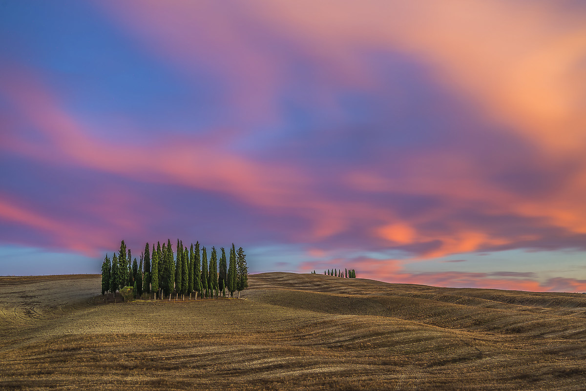 Tramonto in Val d'Orcia