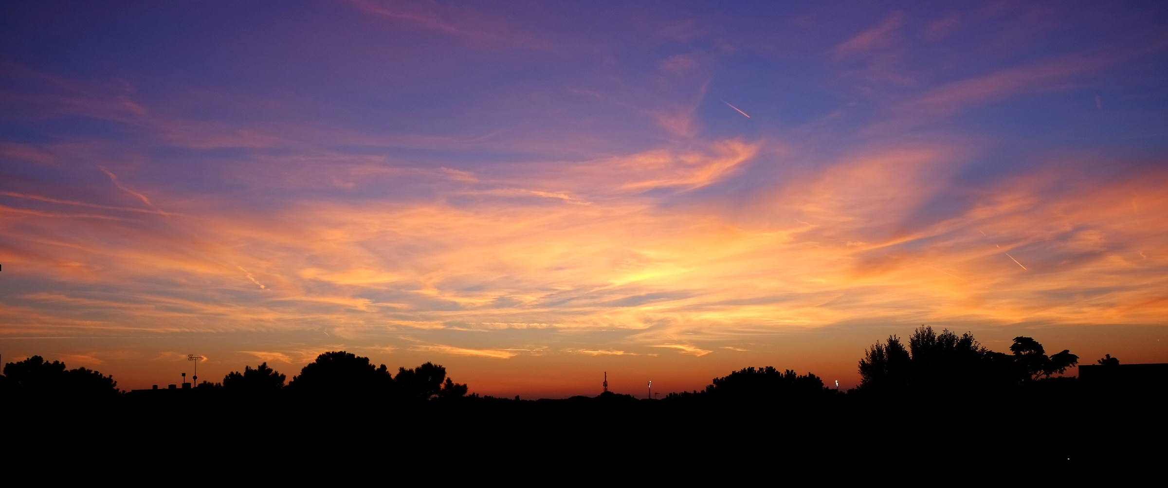 Lignano. Sunset late summer