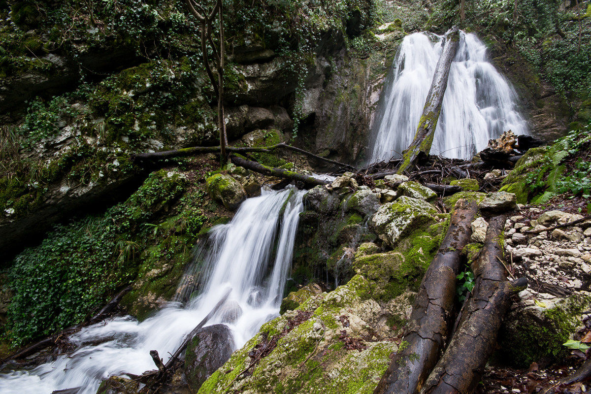 Waterfalls and fallen