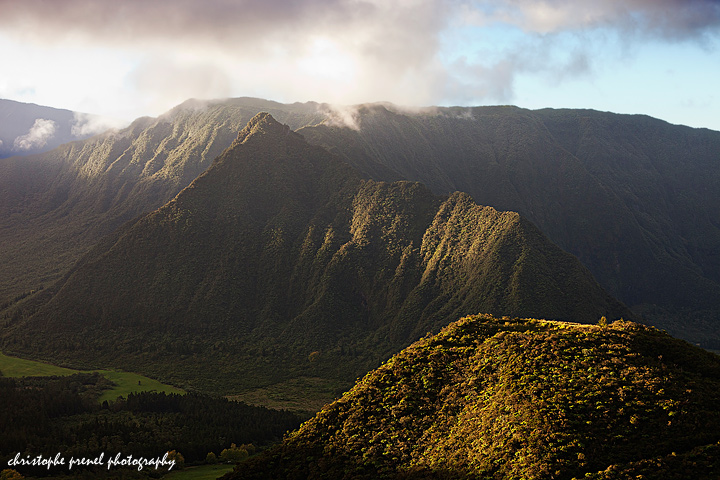 Coming back from the volcano, Reunion Island