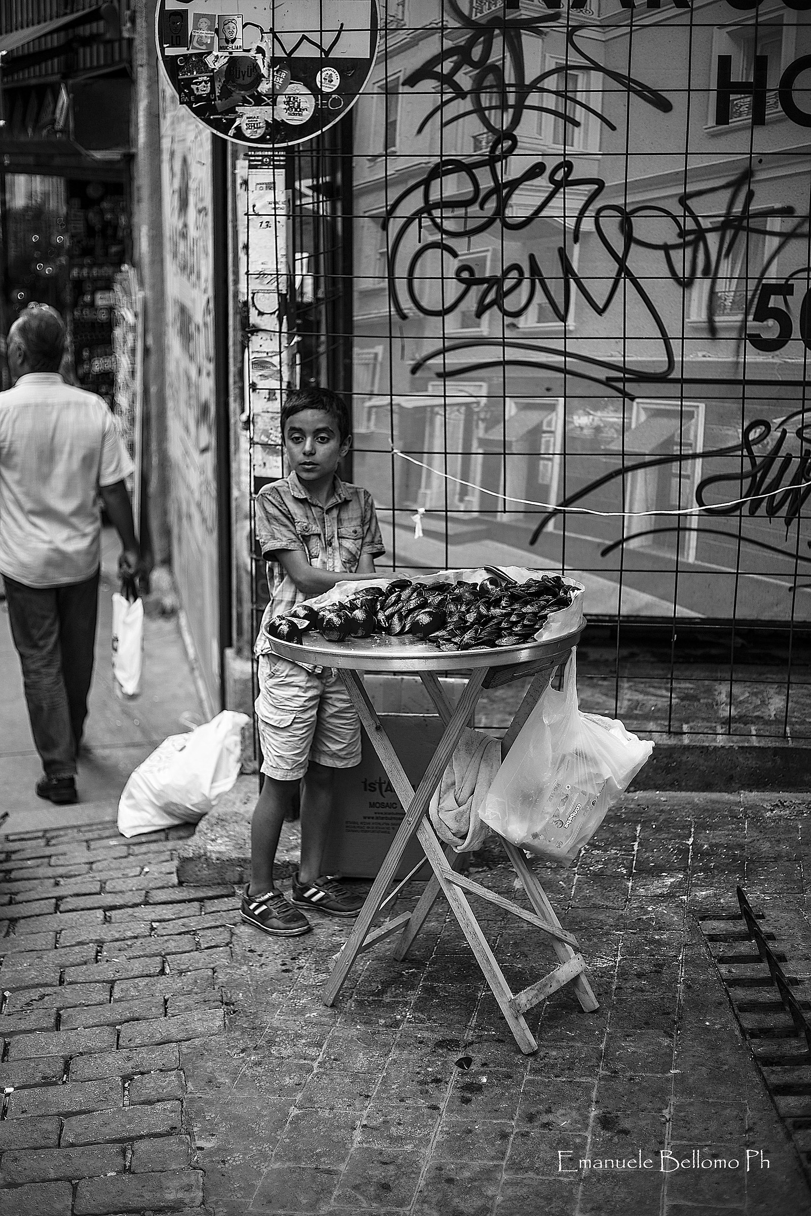 Mussels in the street