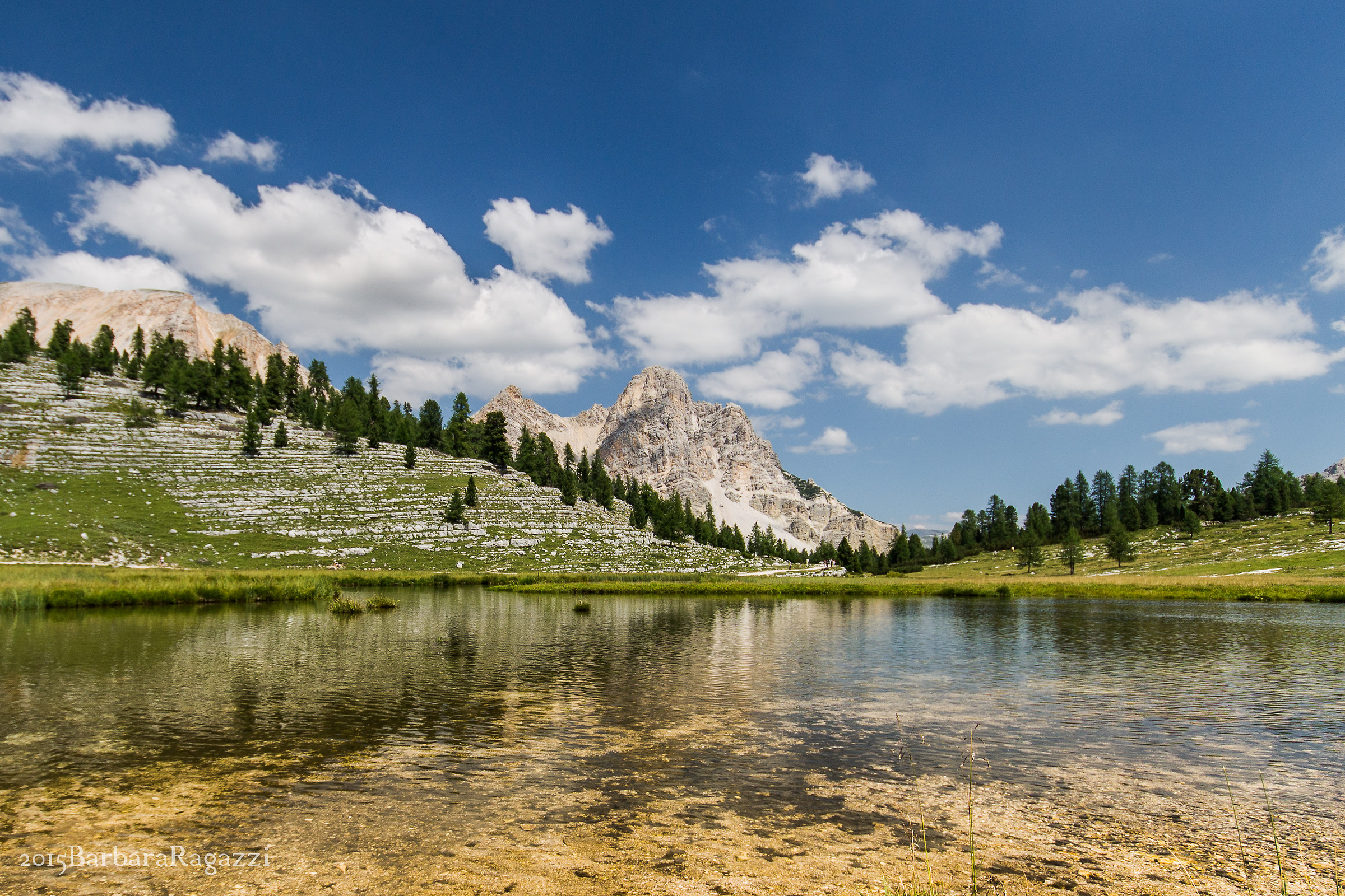Lago Verde Fanes Sennes Braies