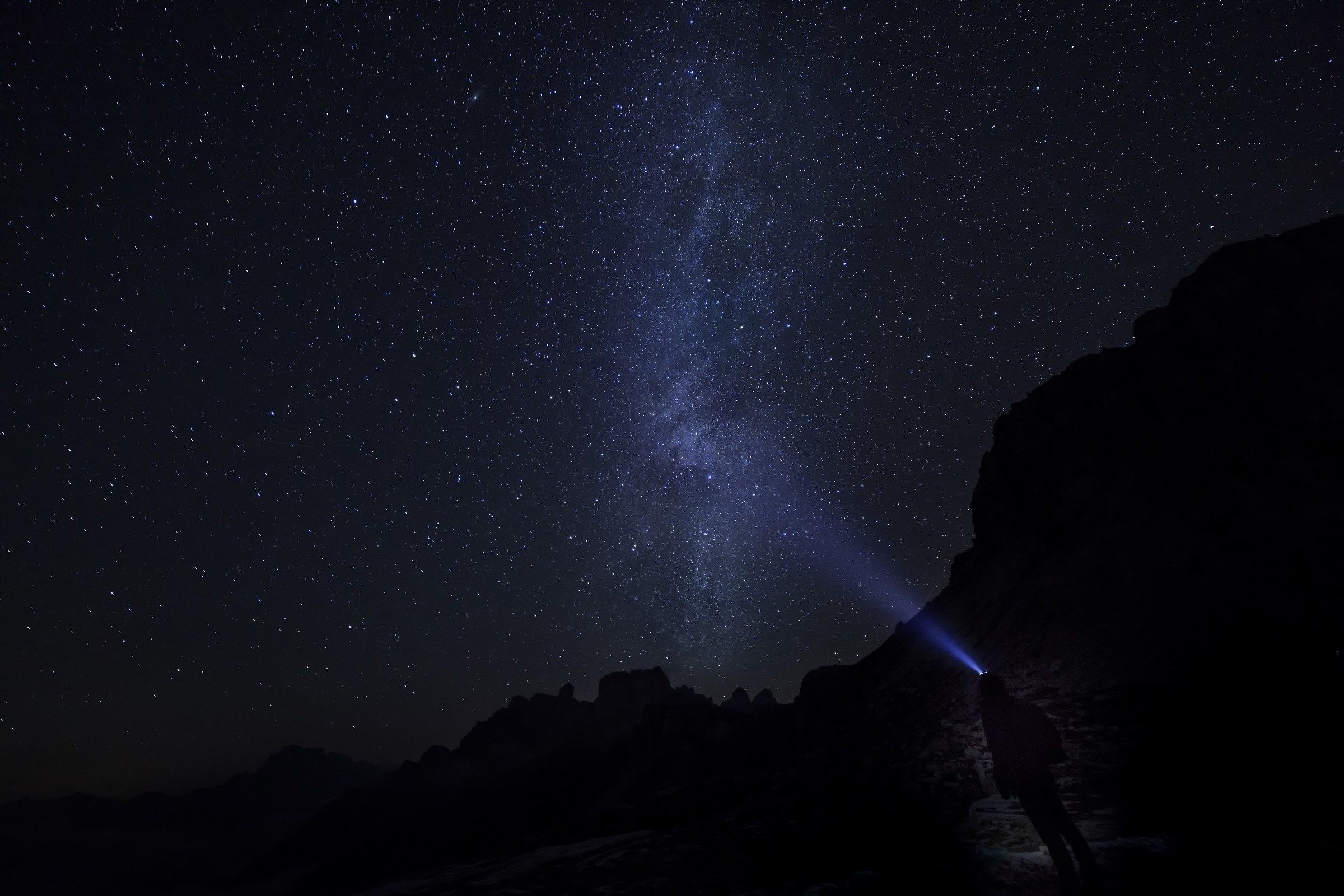 milky way ... I look ...