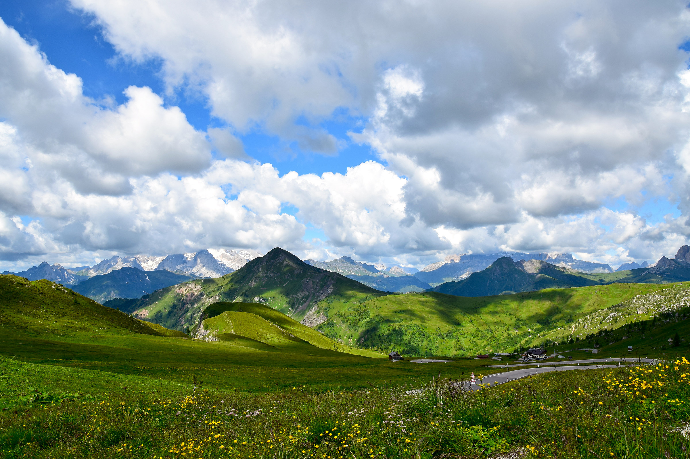 Panorama from Passo Giau