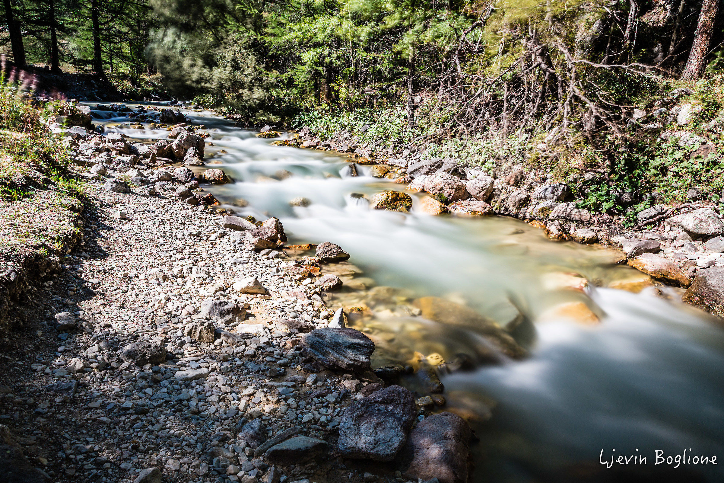 Torrente in valle Stretta