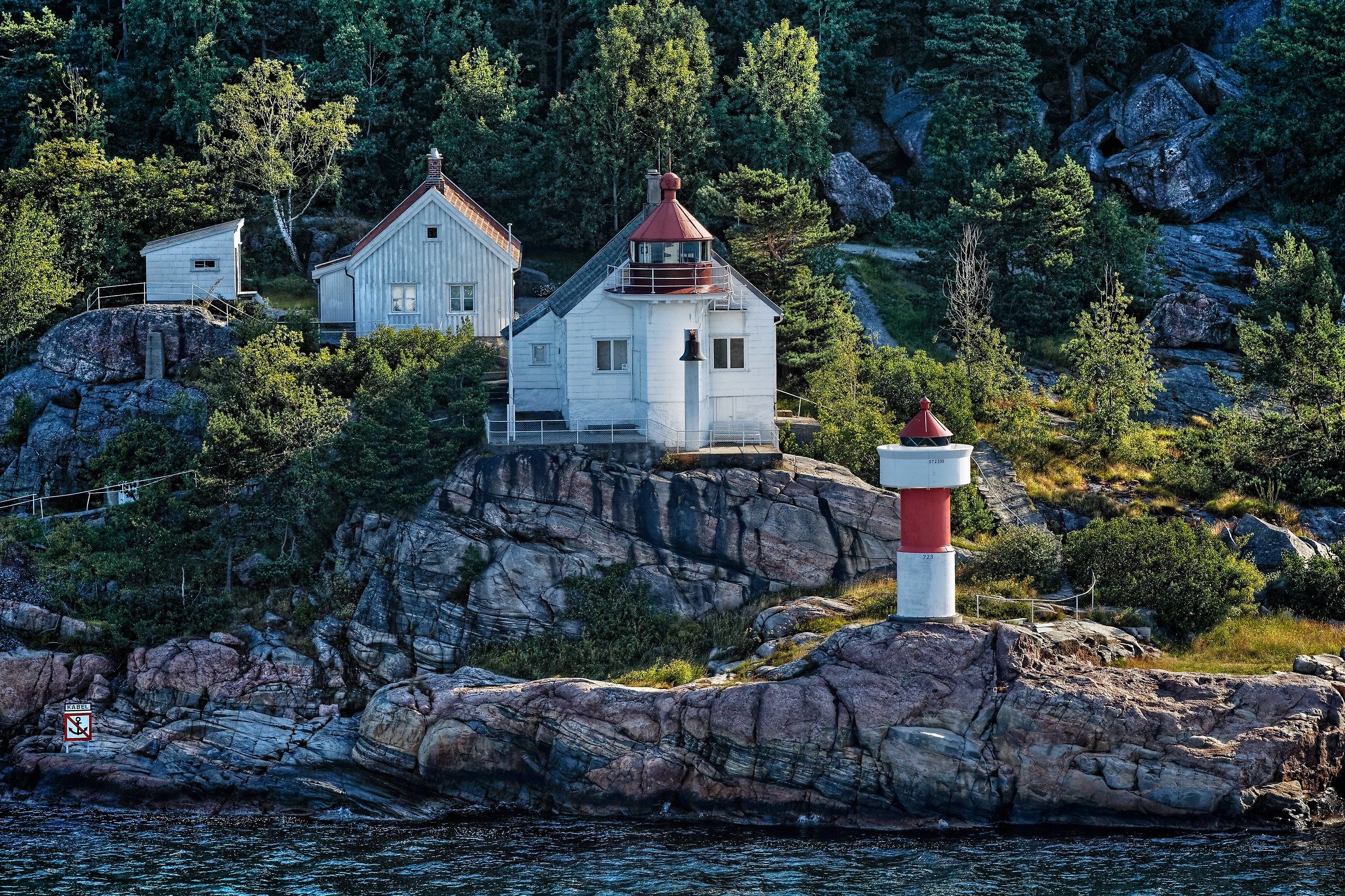 lighthouse off the coast of Bergen