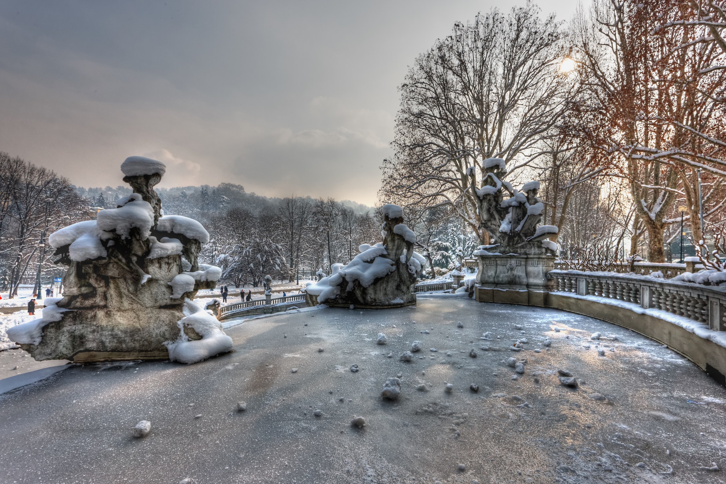 parco del valentino la fontana dei mesi