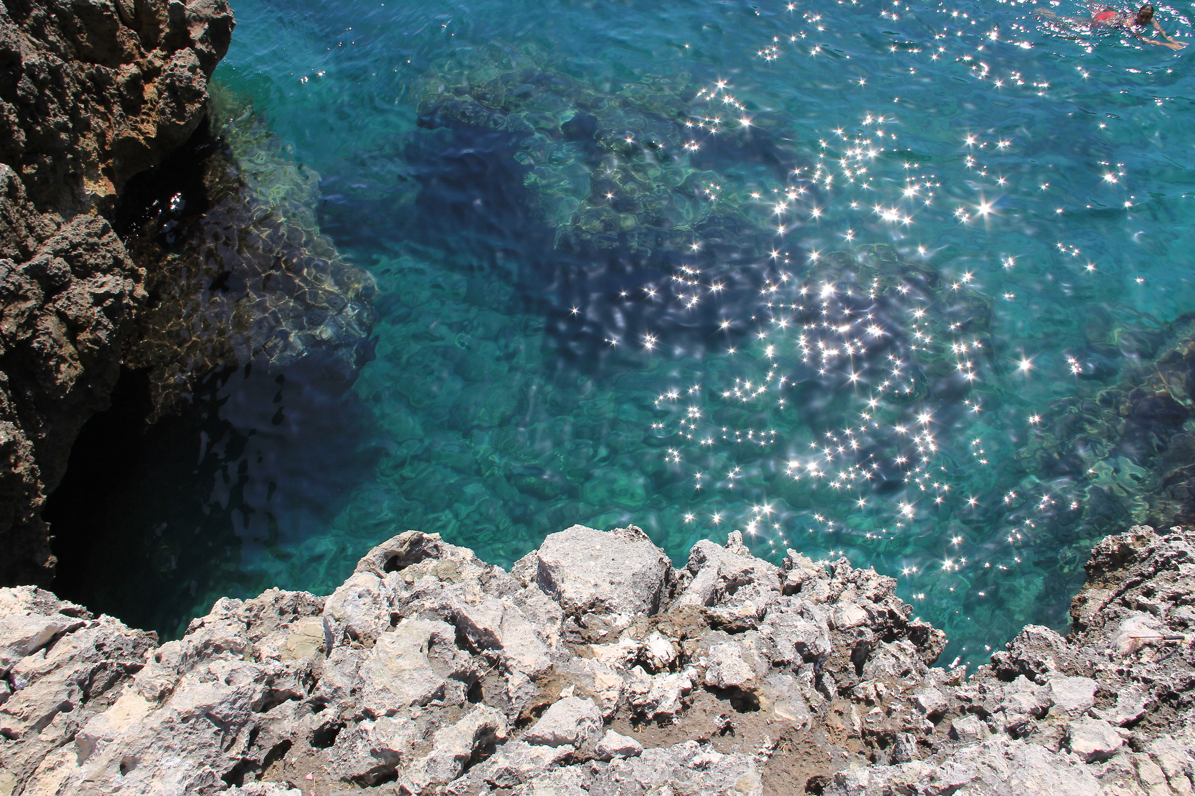 clear and relatively cool green watery