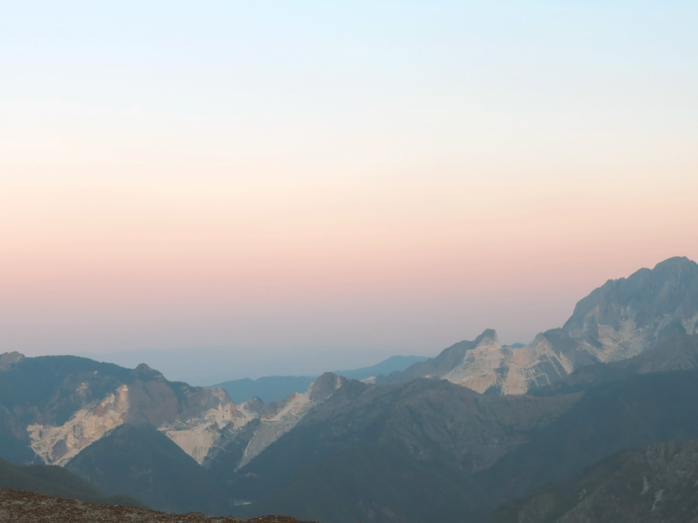 Sunrise on the Apuan