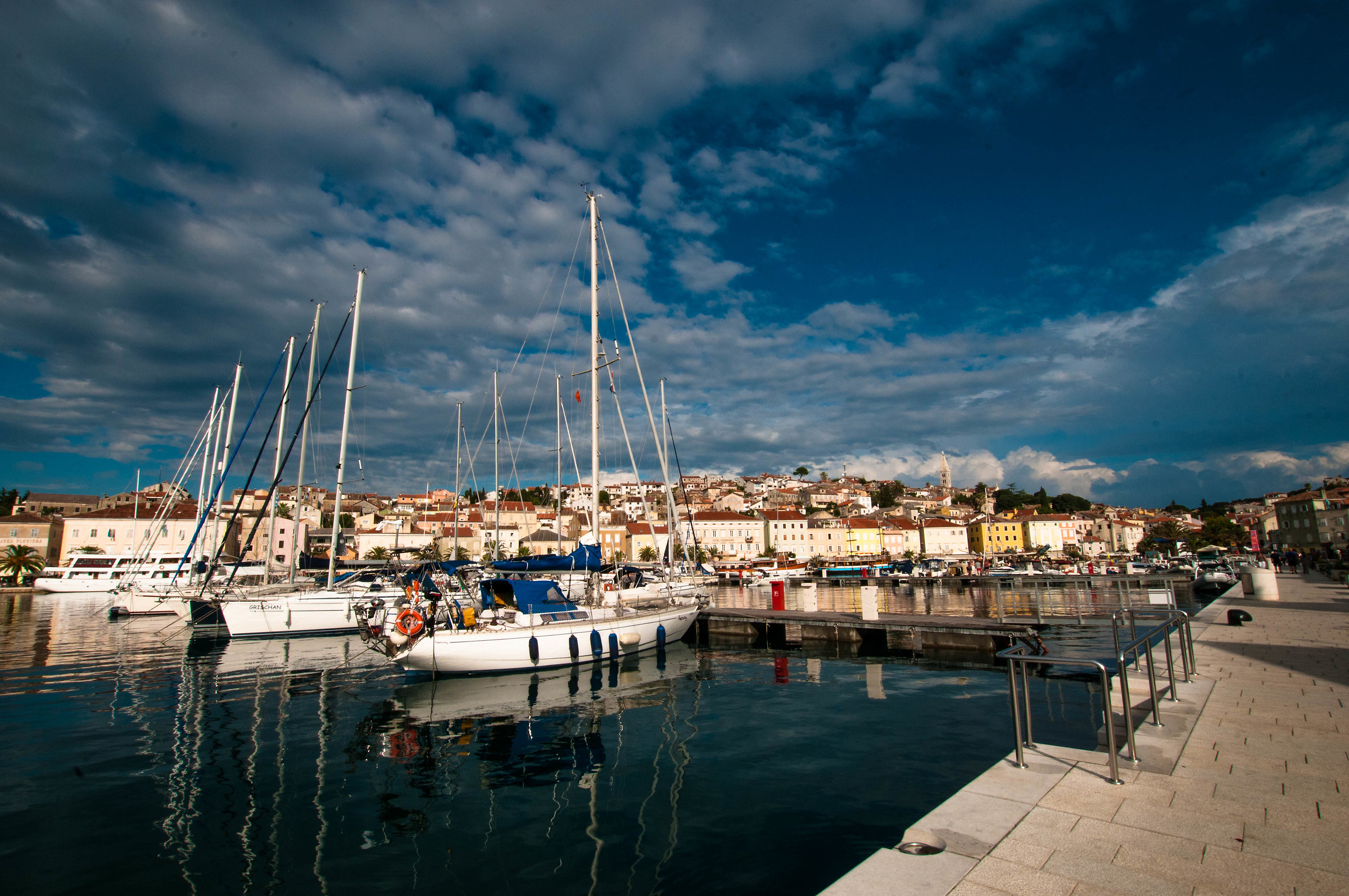 a port in Croatia