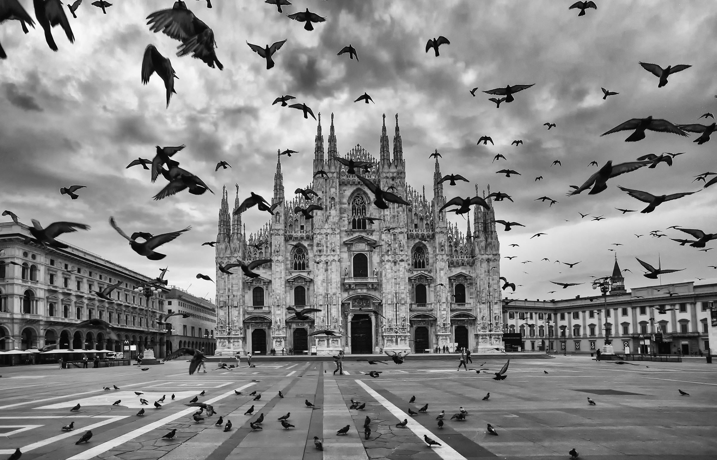 omaggio a Hitchcock (Milano Duomo)