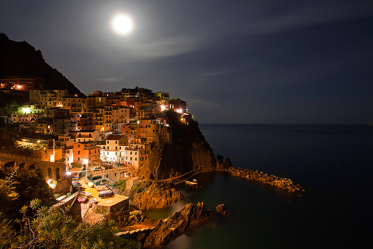 Manarola moonlight
