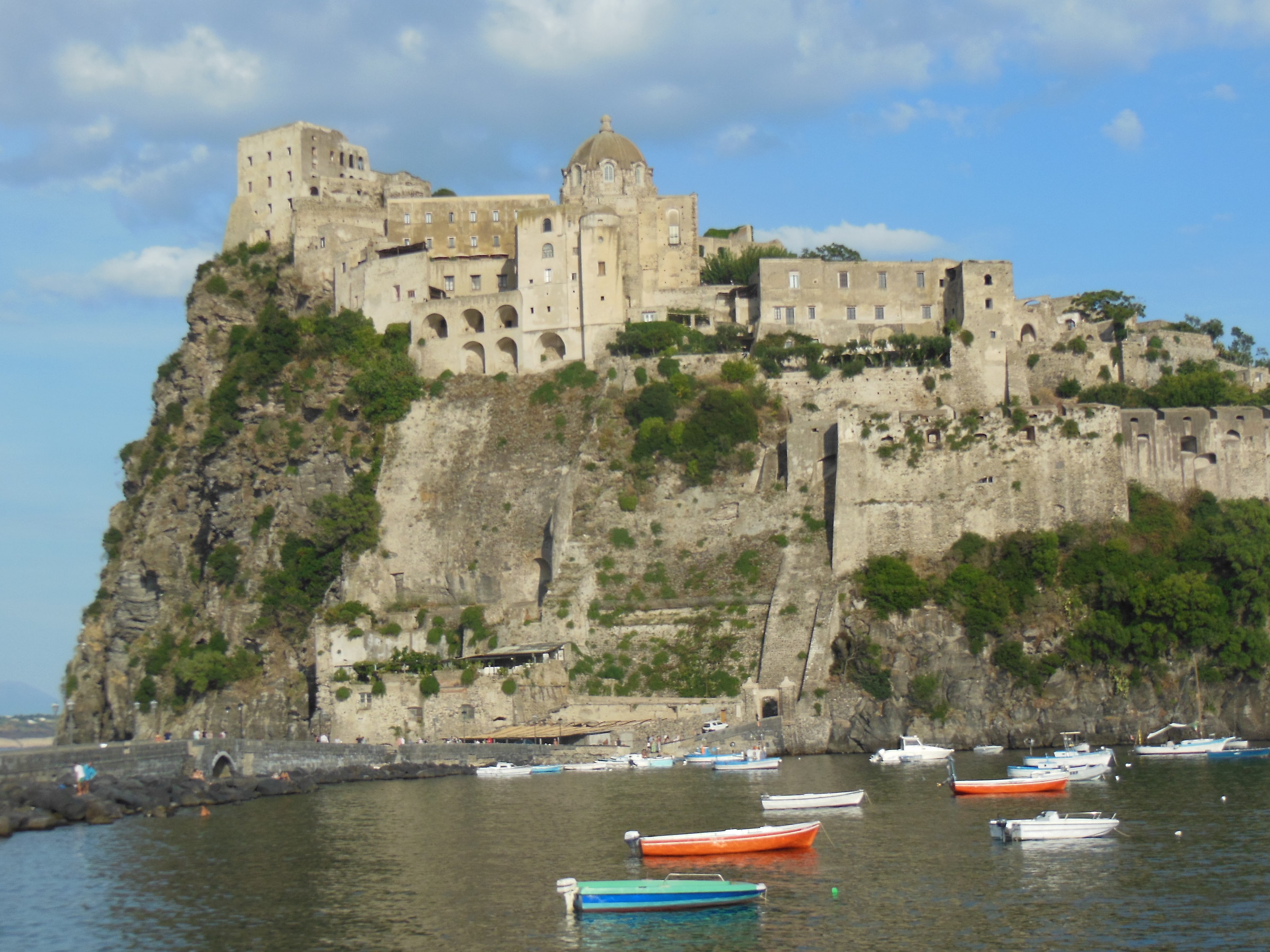Ischia (Naples): the imposing Castello Aragonese