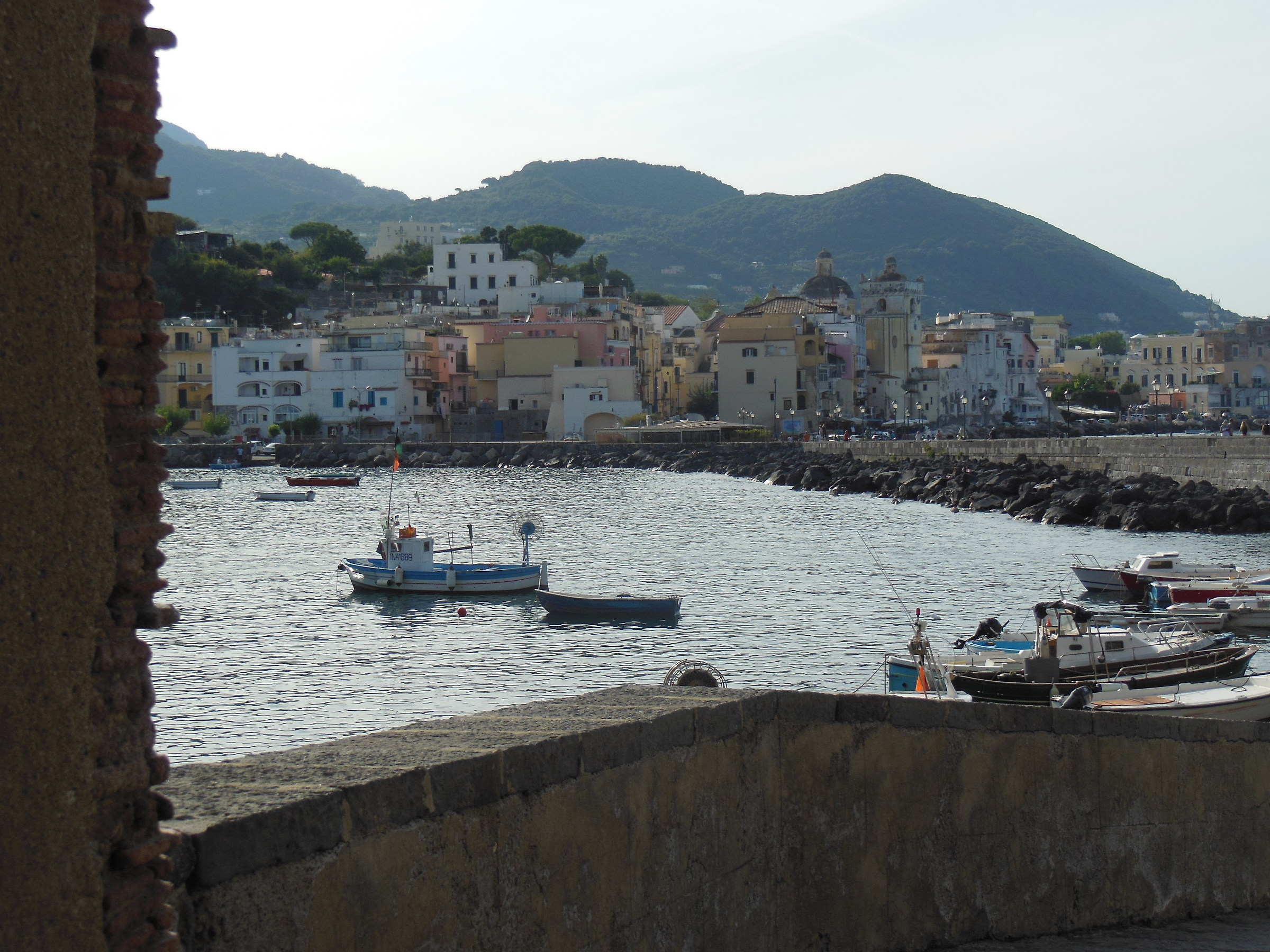 Tramonto ad Ischia ripreso dal Castello Aragonese