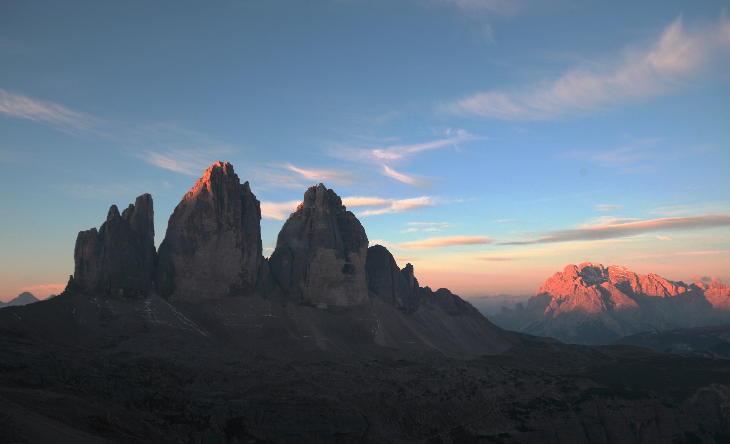 Sunrise at Three Peaks