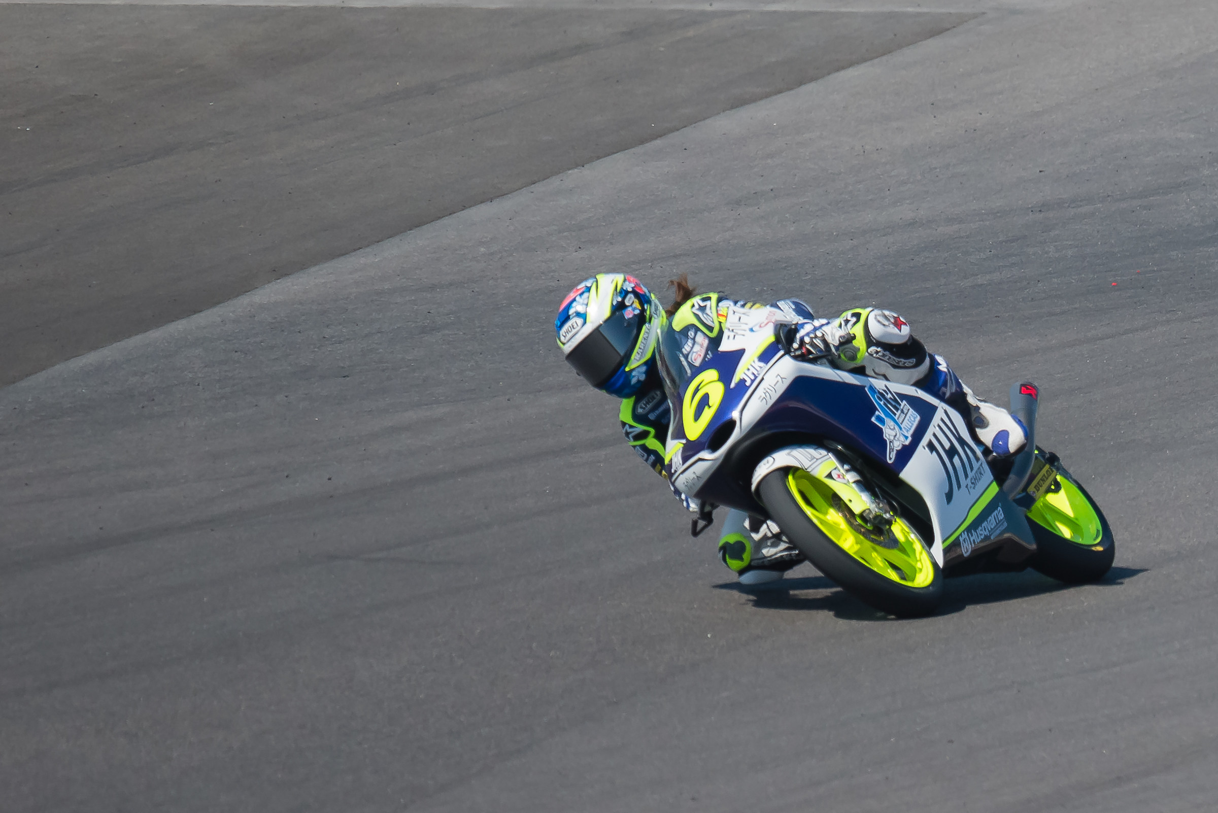 Maria only woman on track