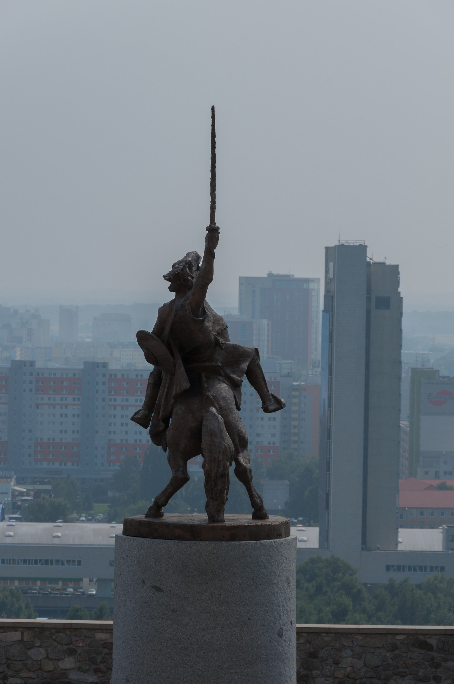 statua al castello di Bratislava