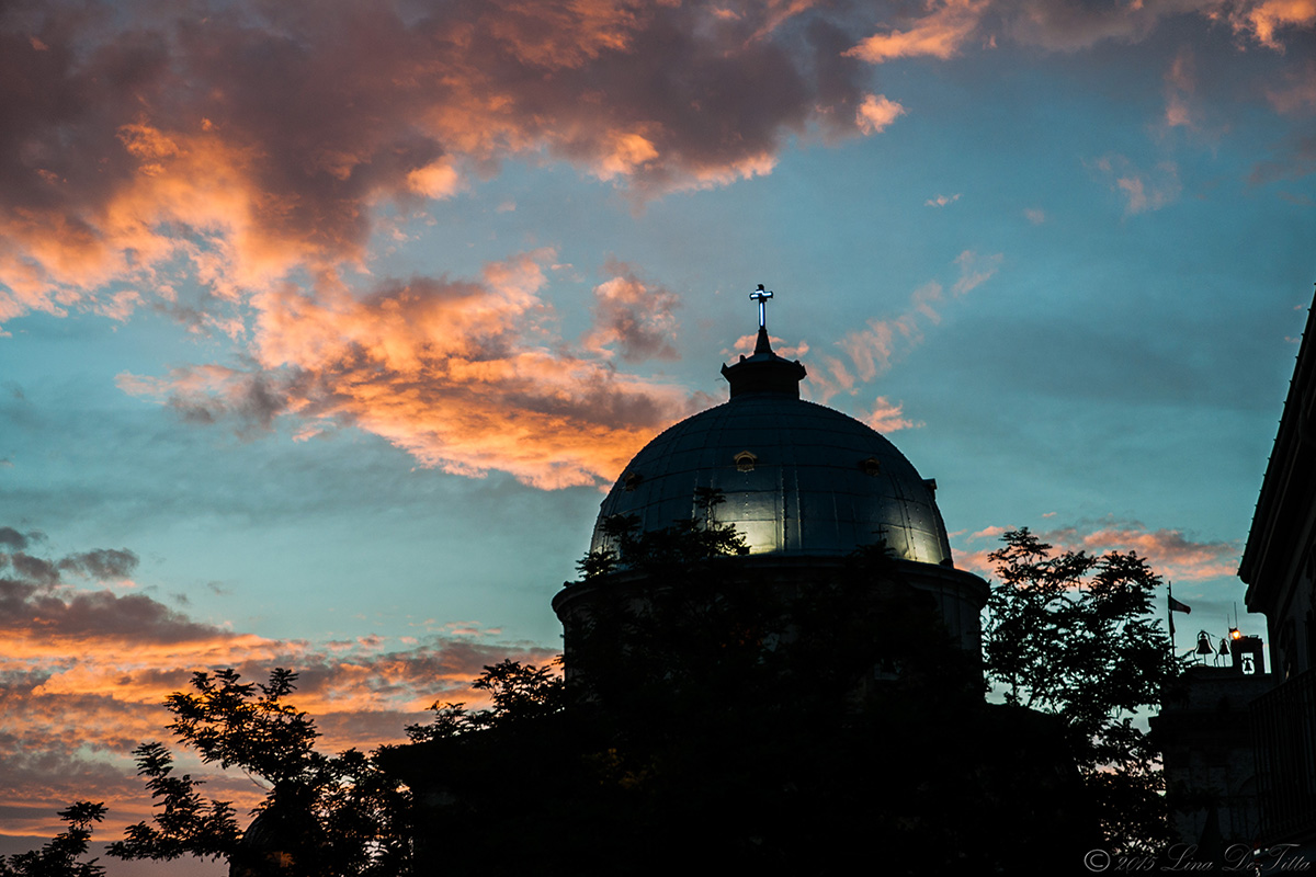 ...cupola al tramonto...